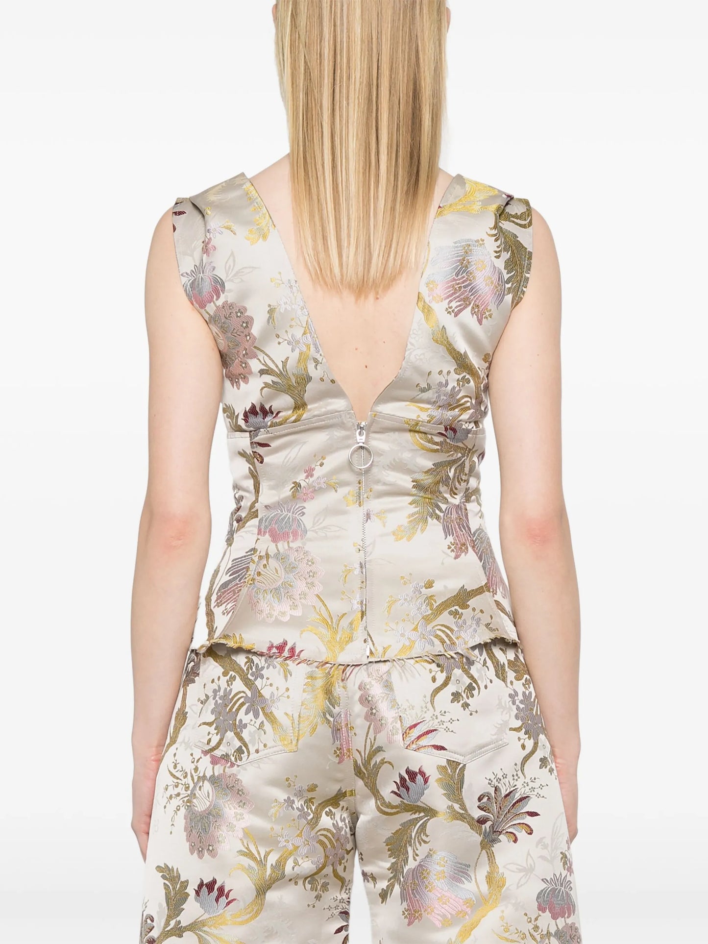 brocade-jacquard top