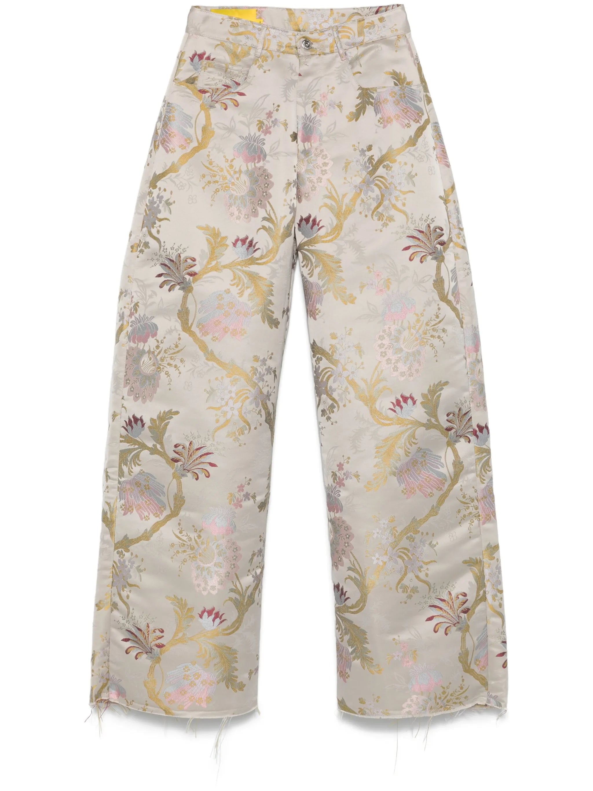 brocade-jacquard trousers - Thumbnail 1