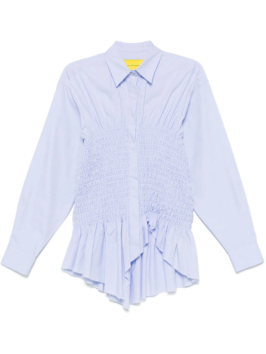 smocked shirt