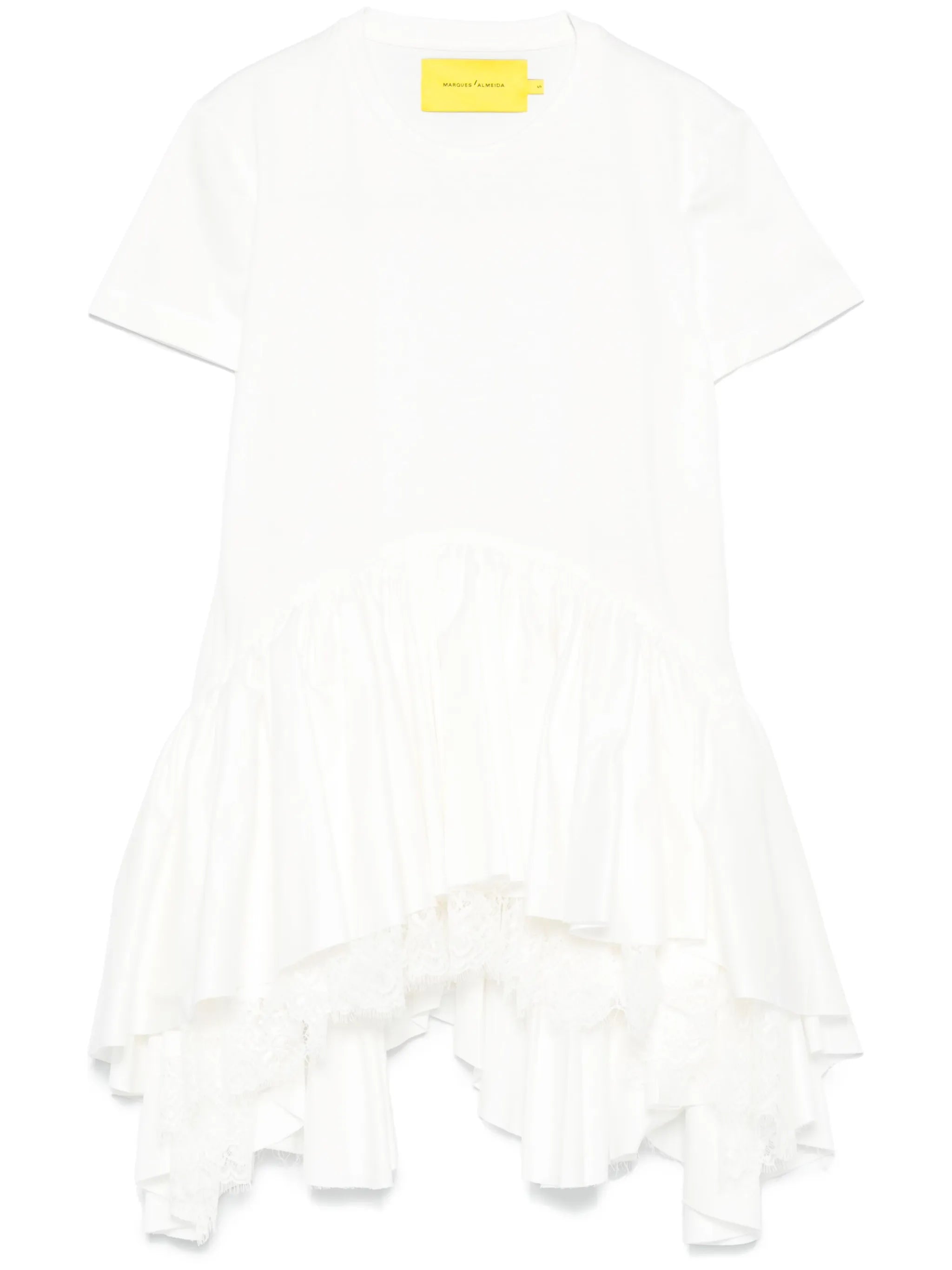 ruffled T-shirt