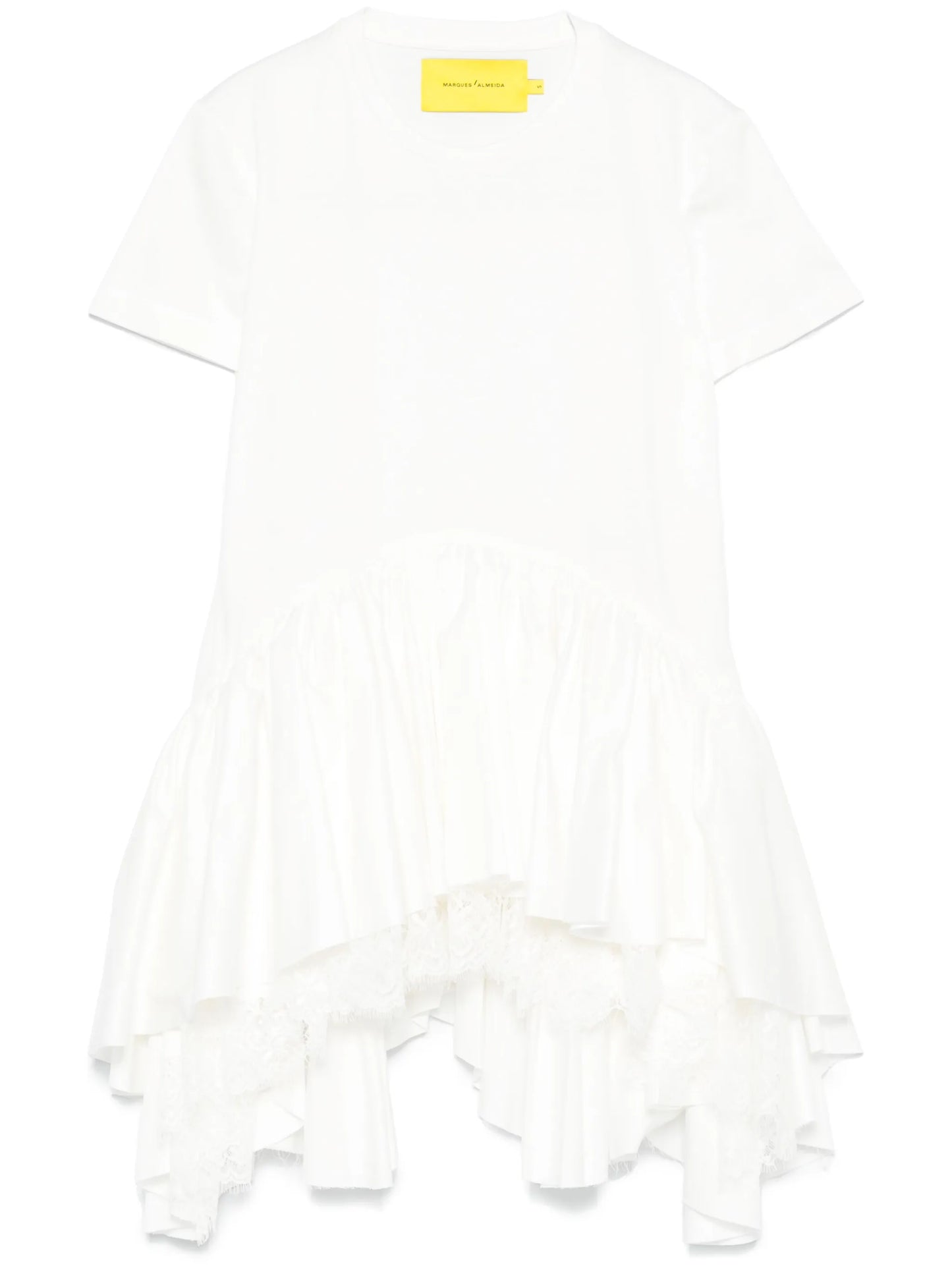 ruffled T-shirt