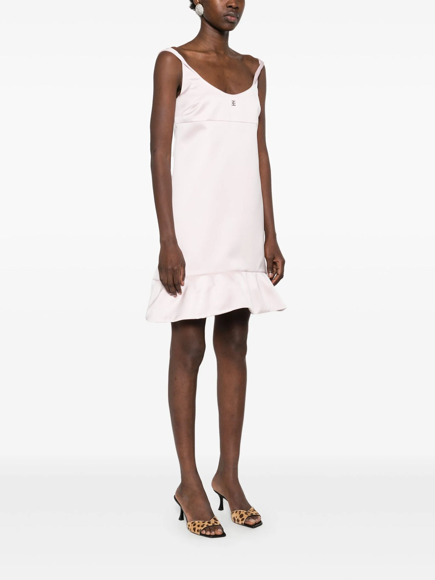 4G satin mini dress