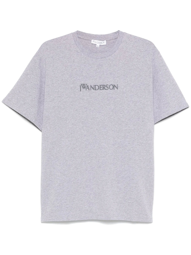 flocked-logo T-shirt