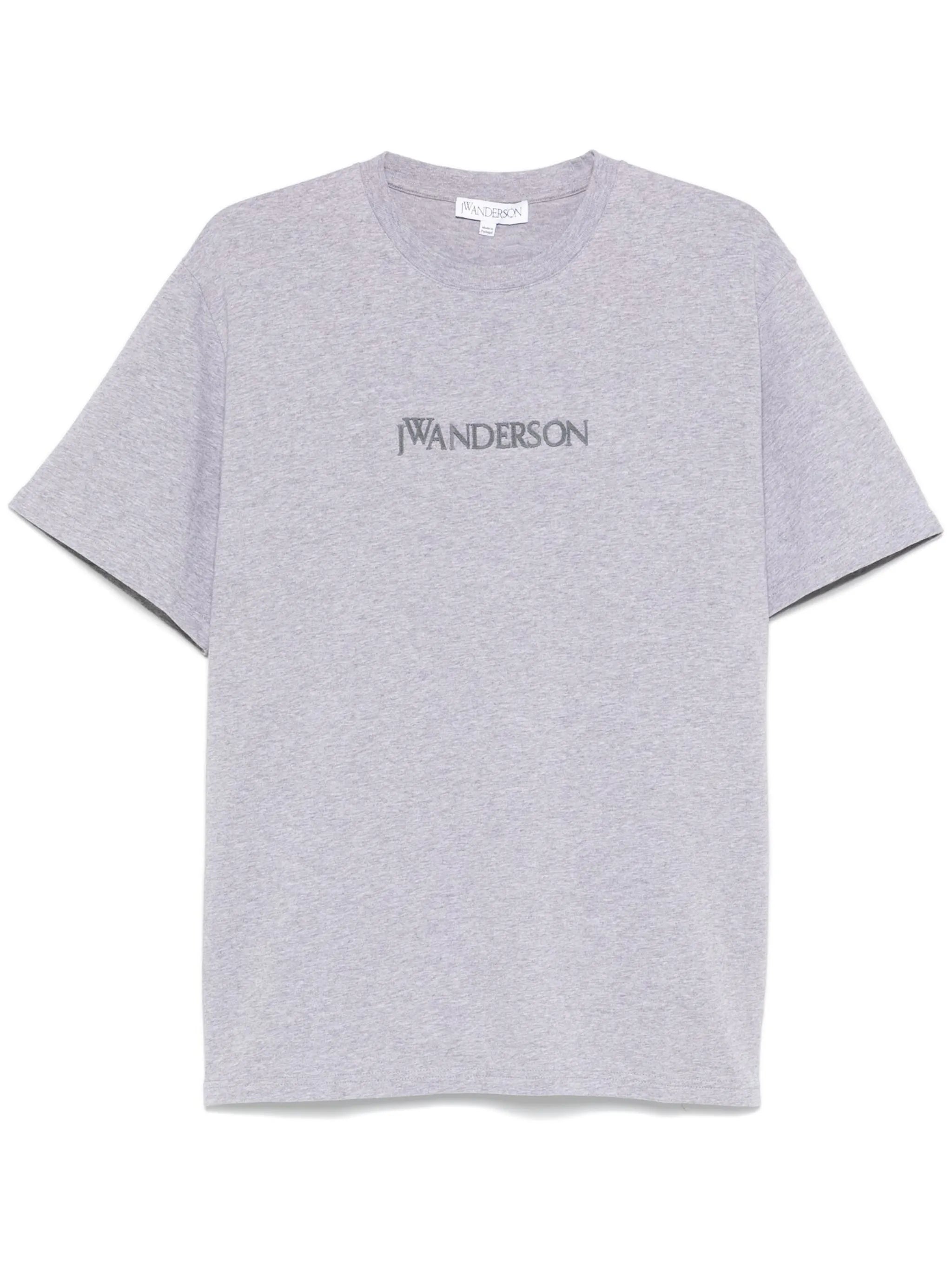 flocked-logo T-shirt