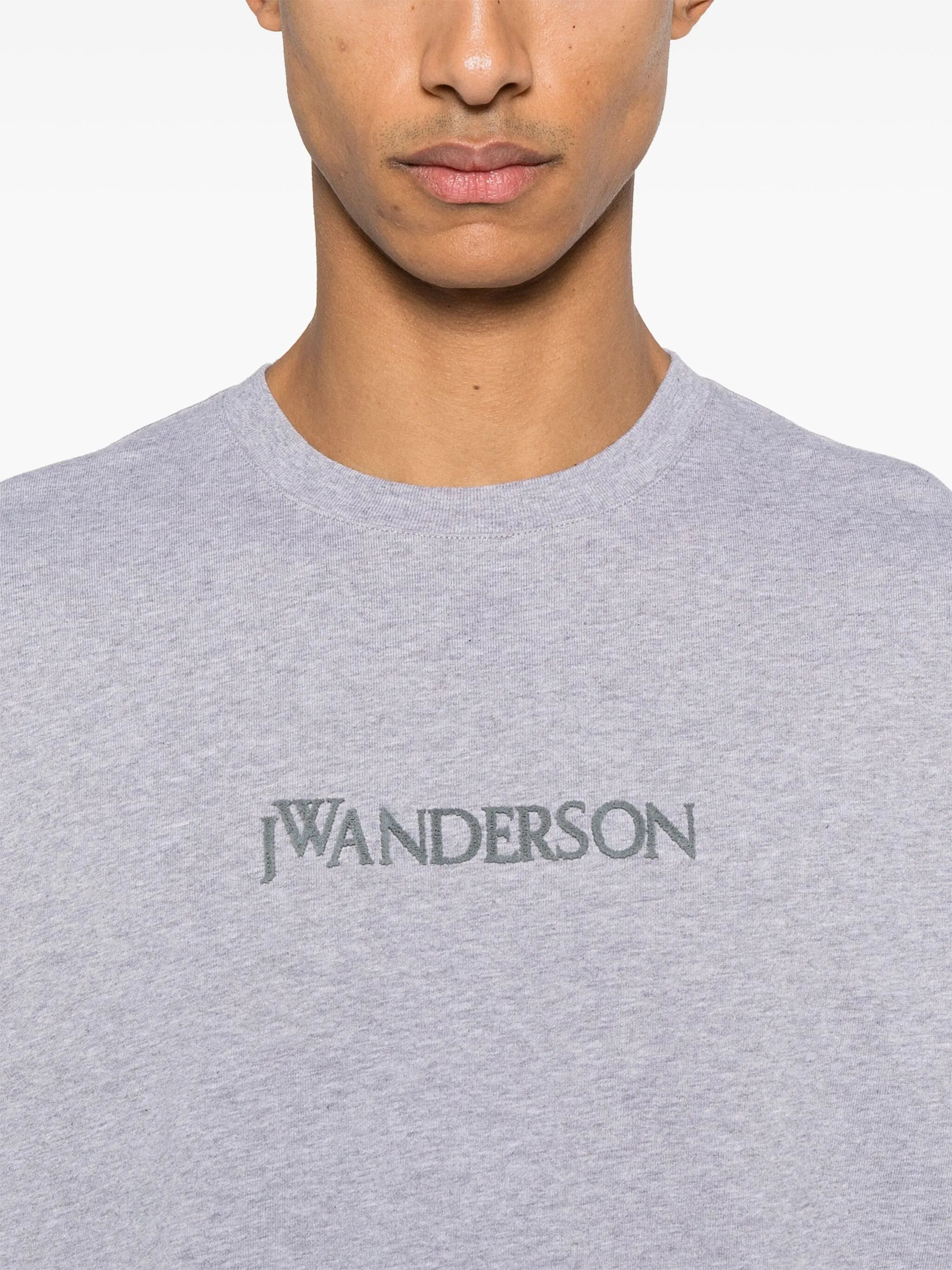 flocked-logo T-shirt
