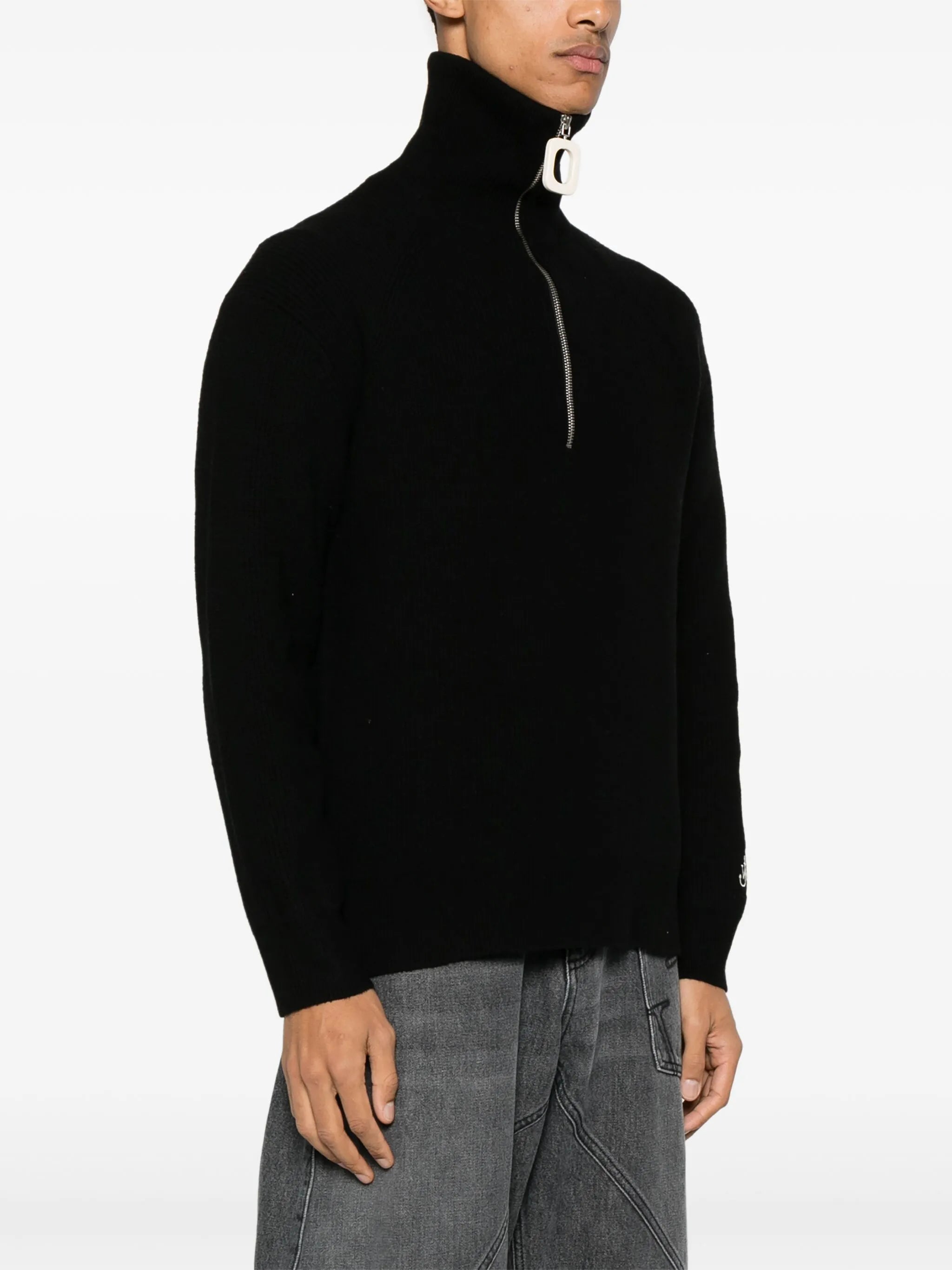 half-zip sweater