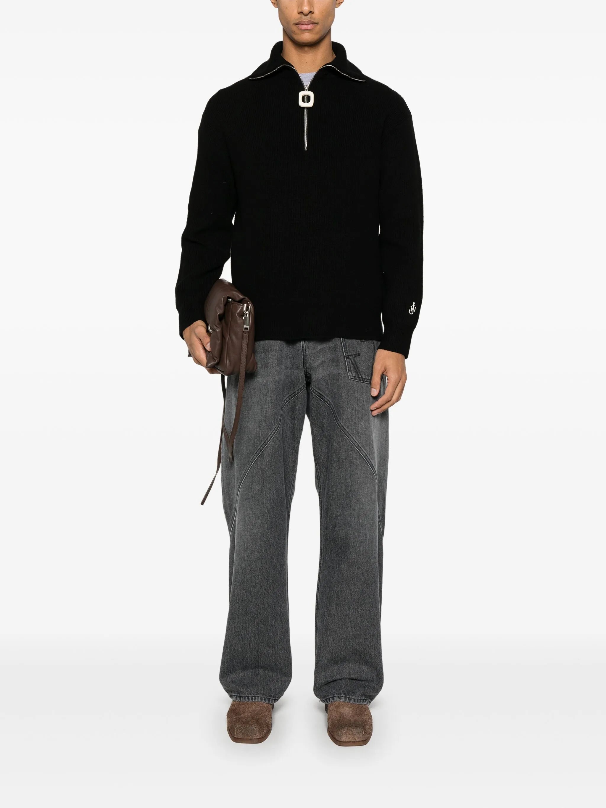 half-zip sweater