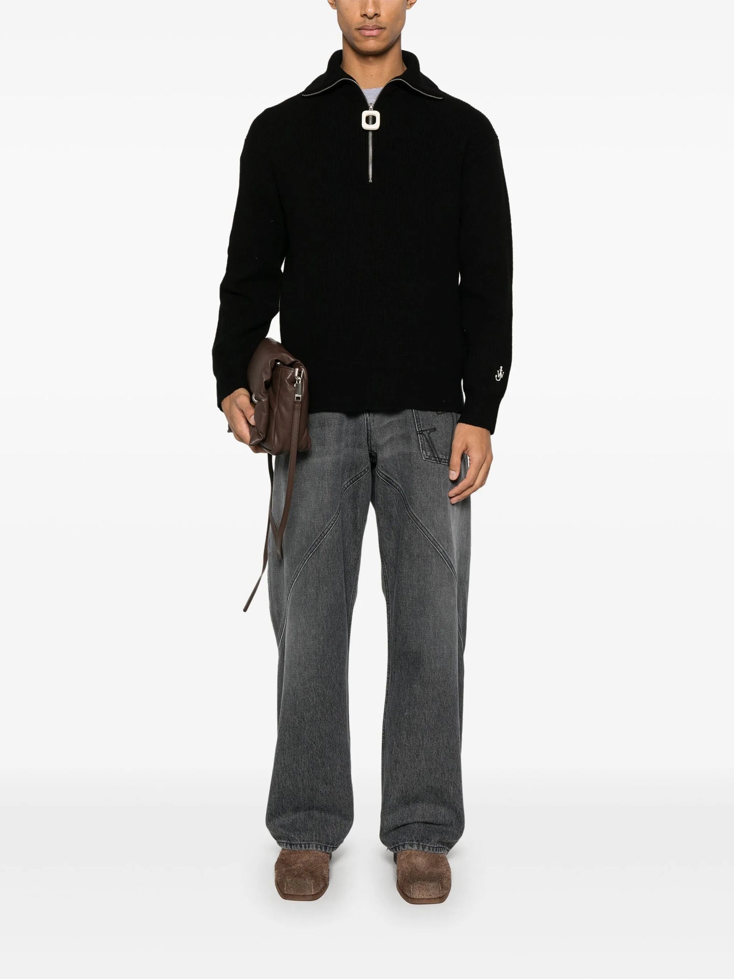half-zip sweater
