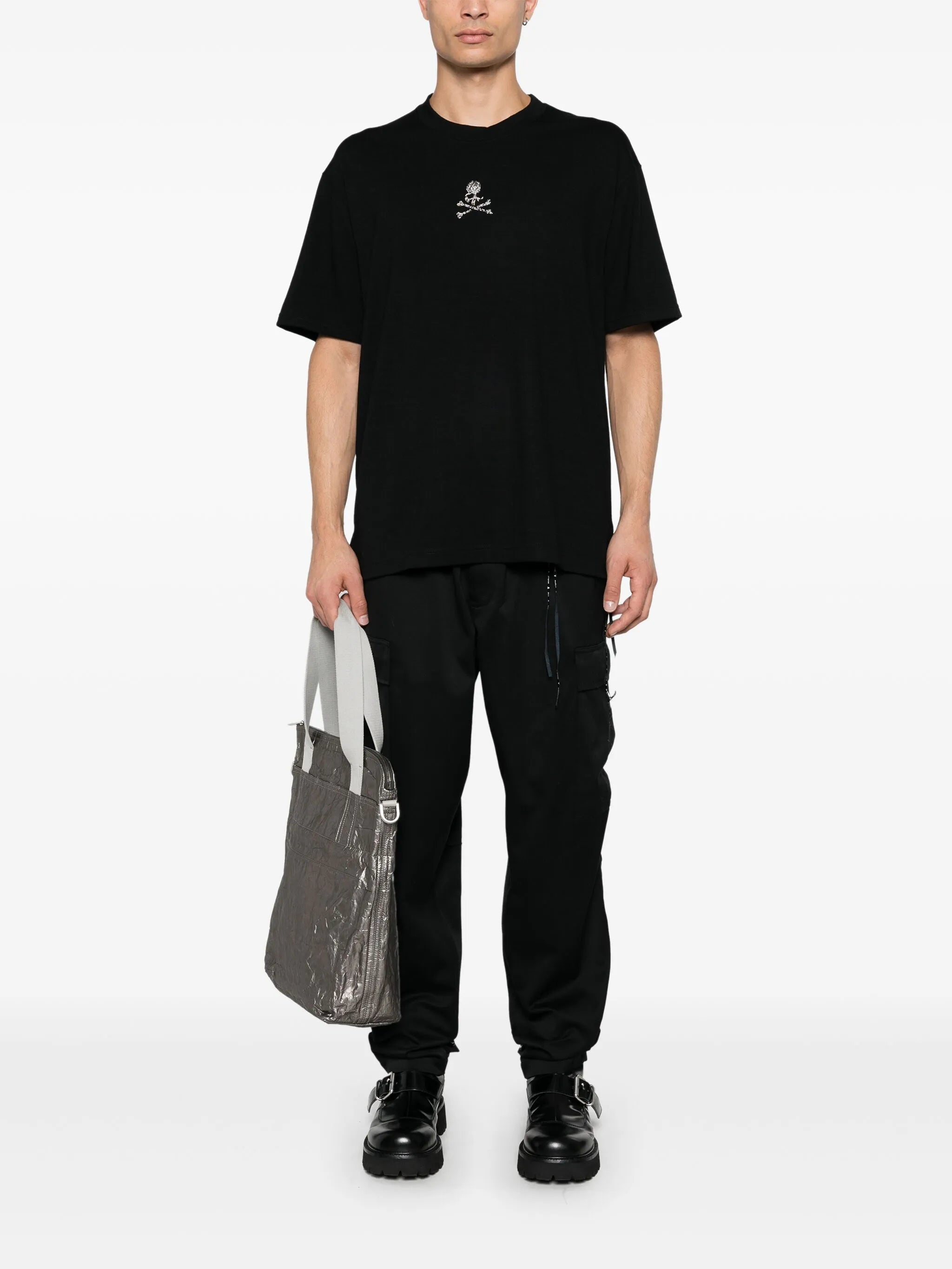 Swarovski?? crystals wool T-shirt