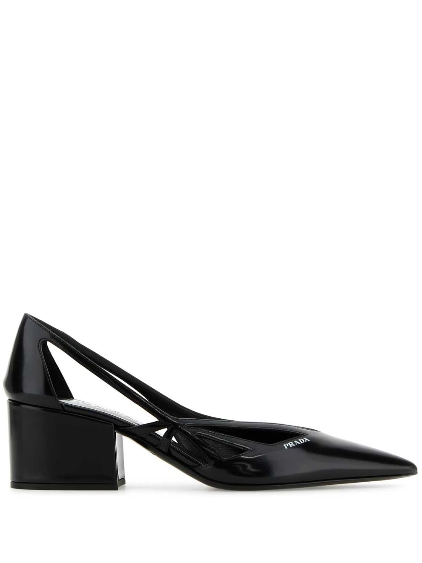 55mm debossed-logo pumps