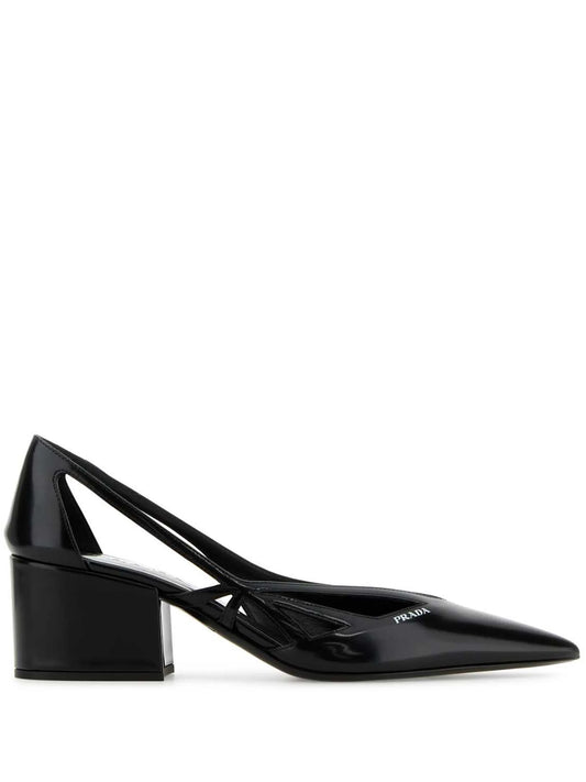 55mm debossed-logo pumps
