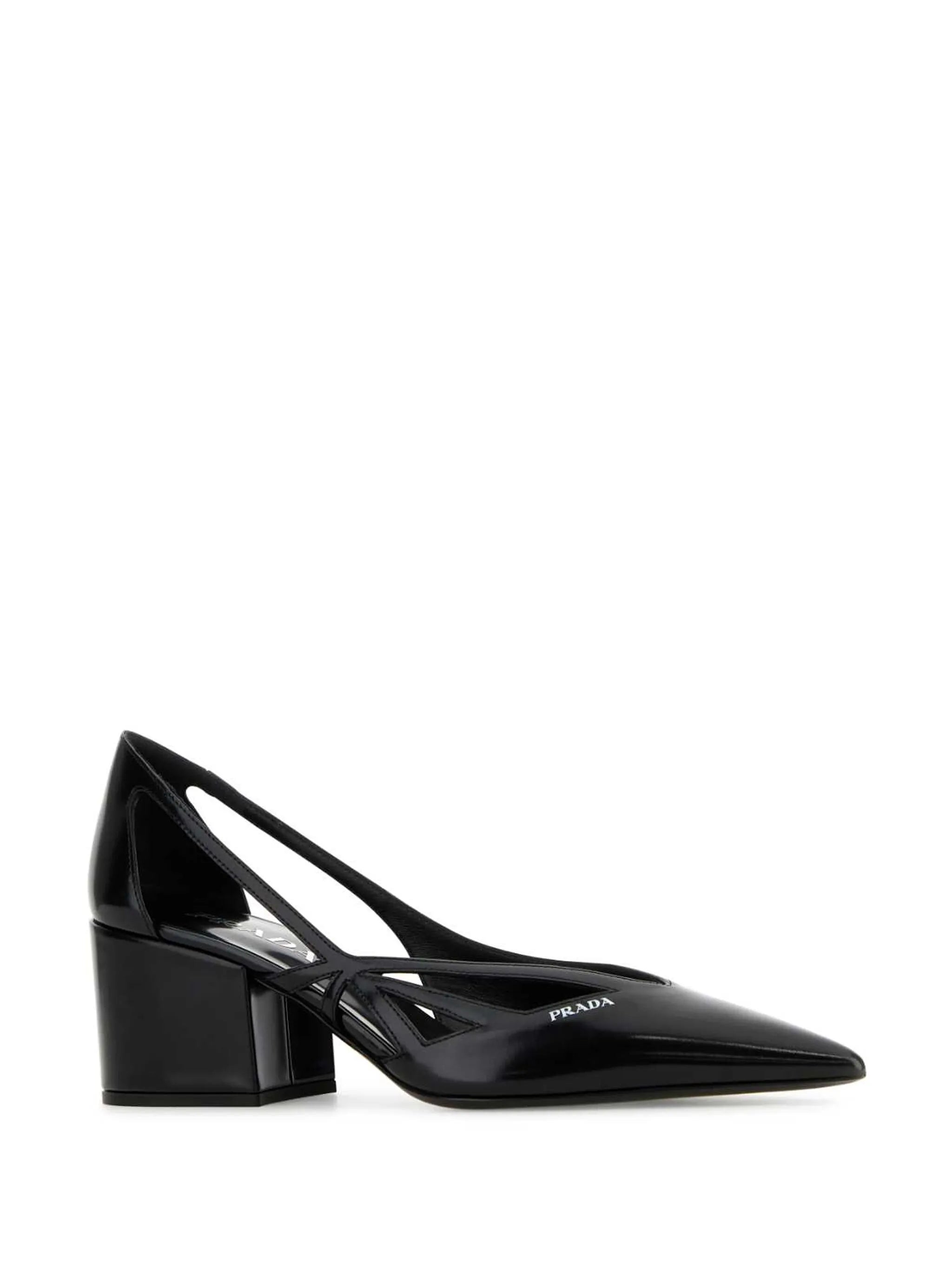 55mm debossed-logo pumps
