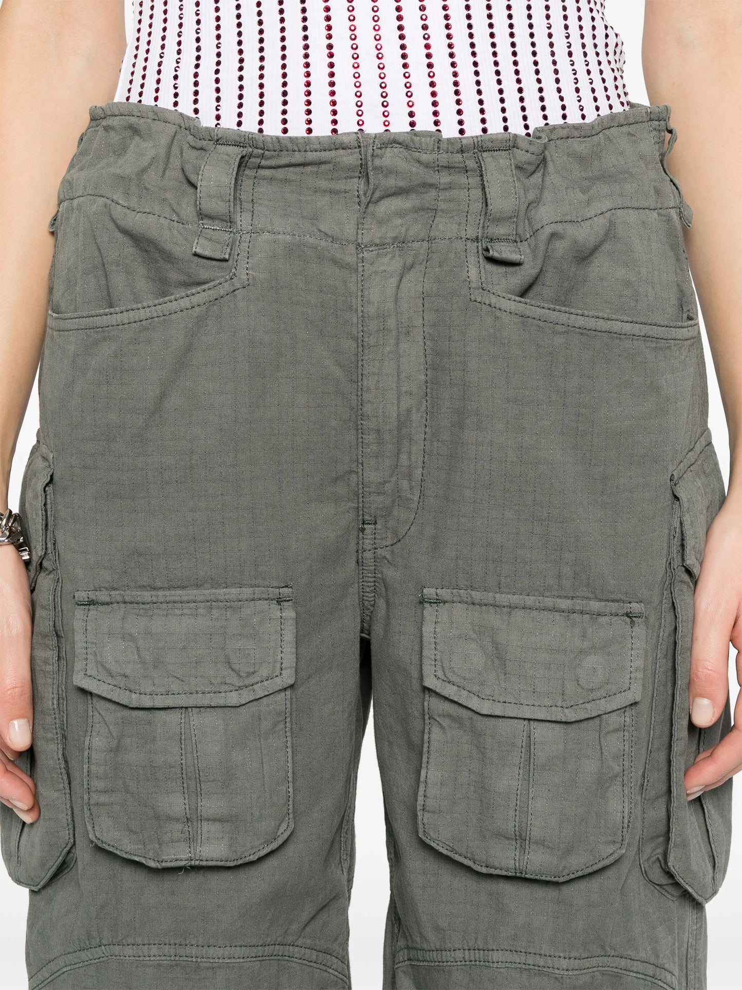 logo-waistband cargo pants