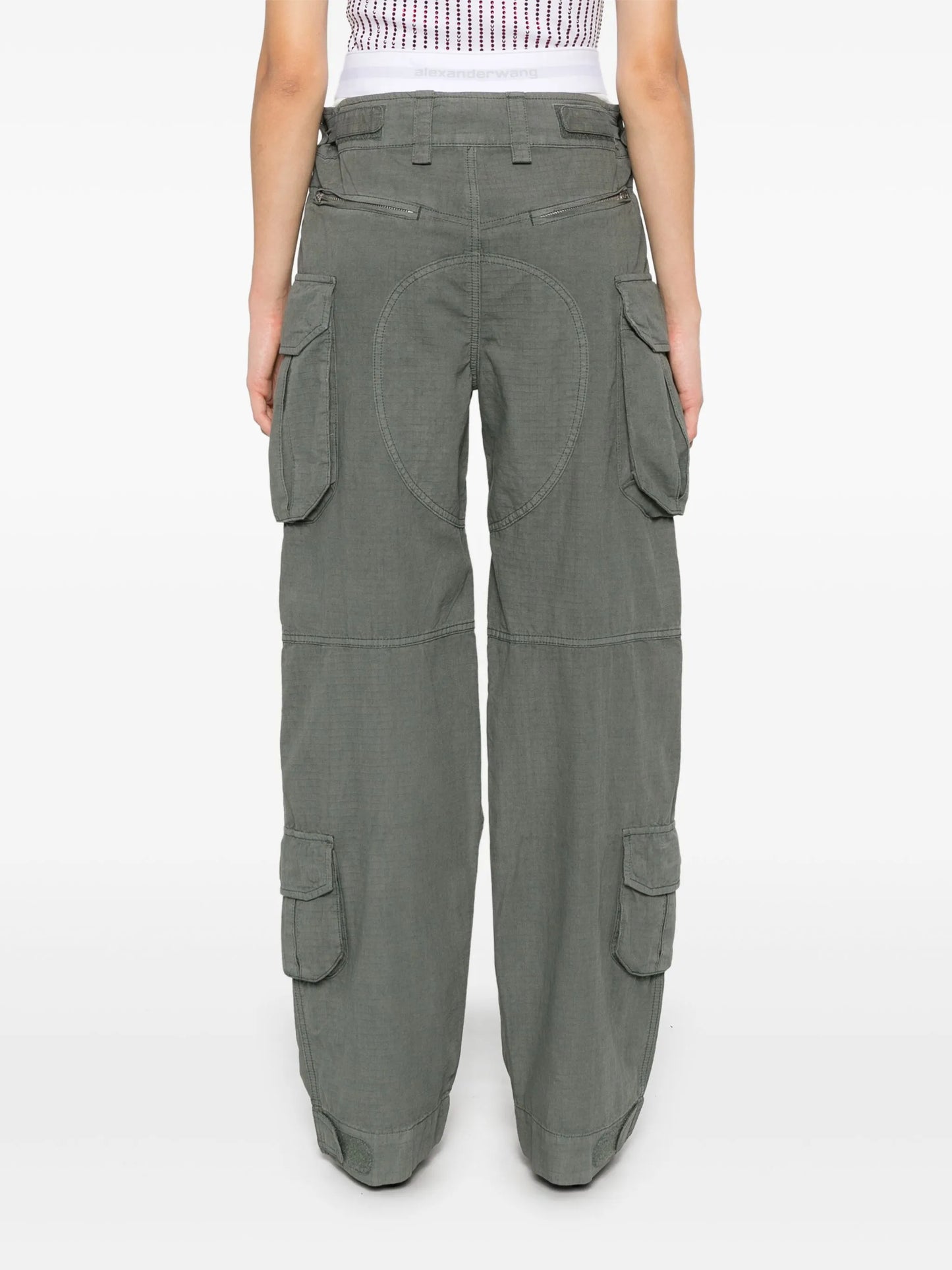 logo-waistband cargo pants