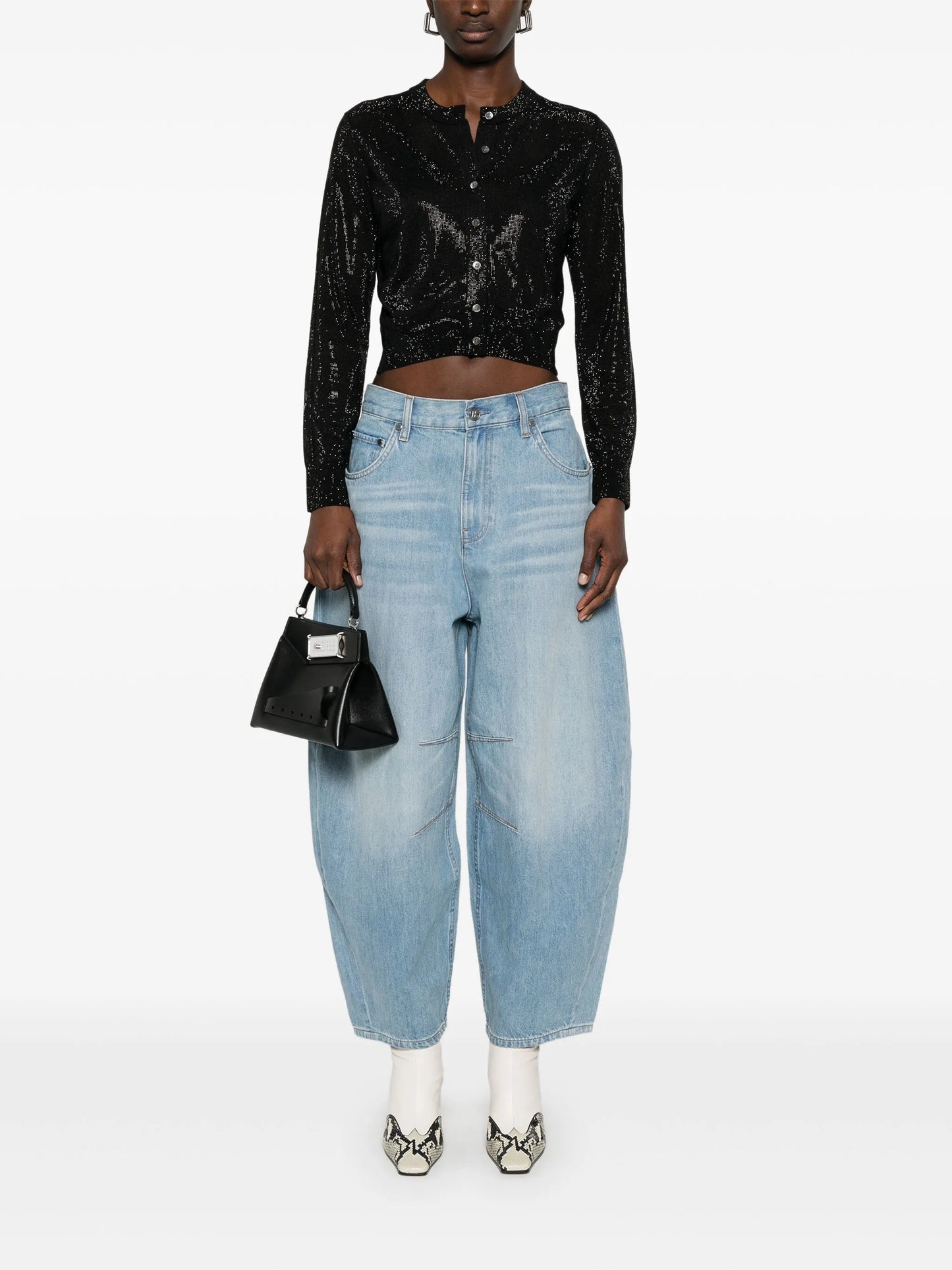 cropped cardigan