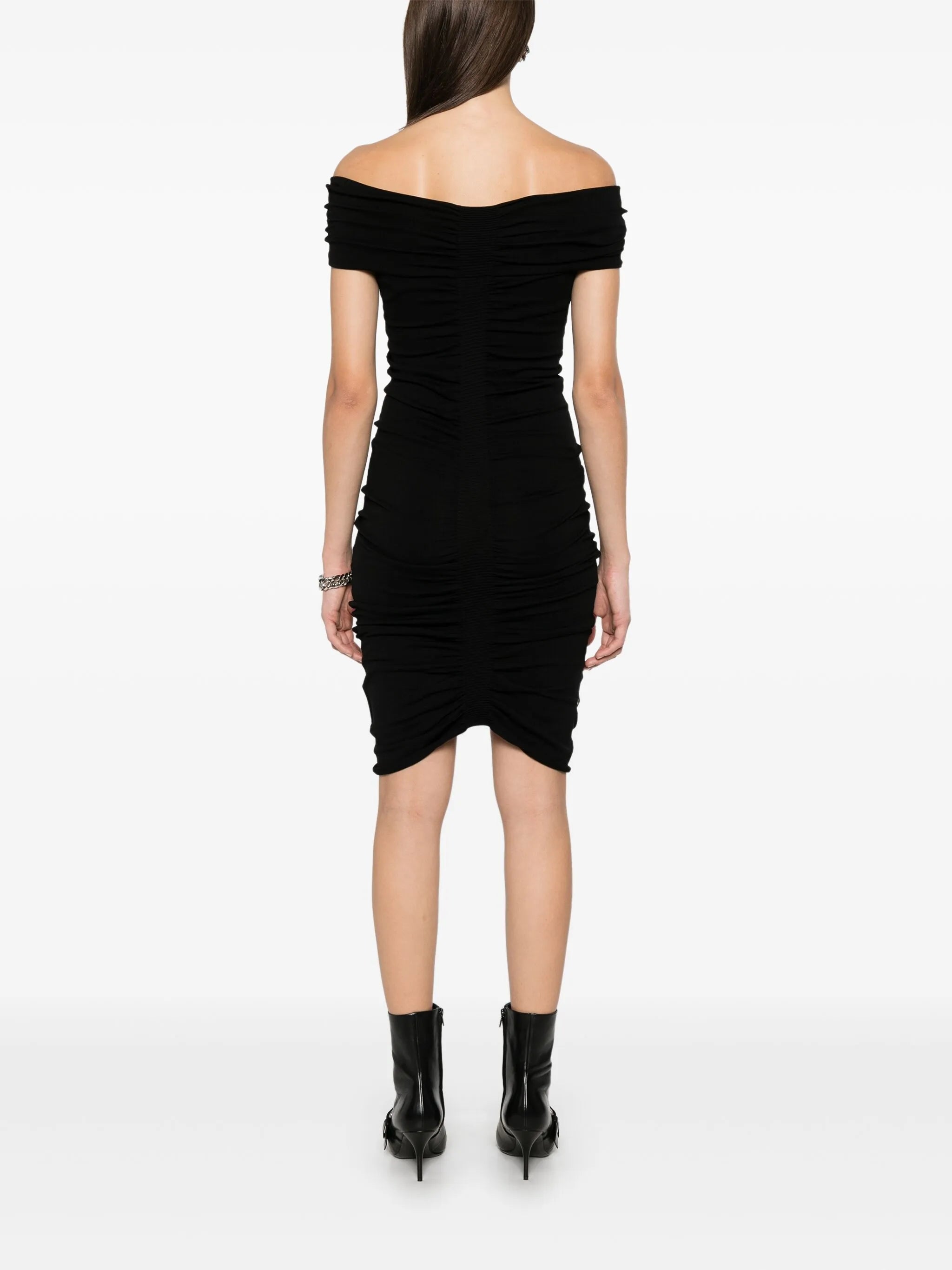 off-shoulder mini dress