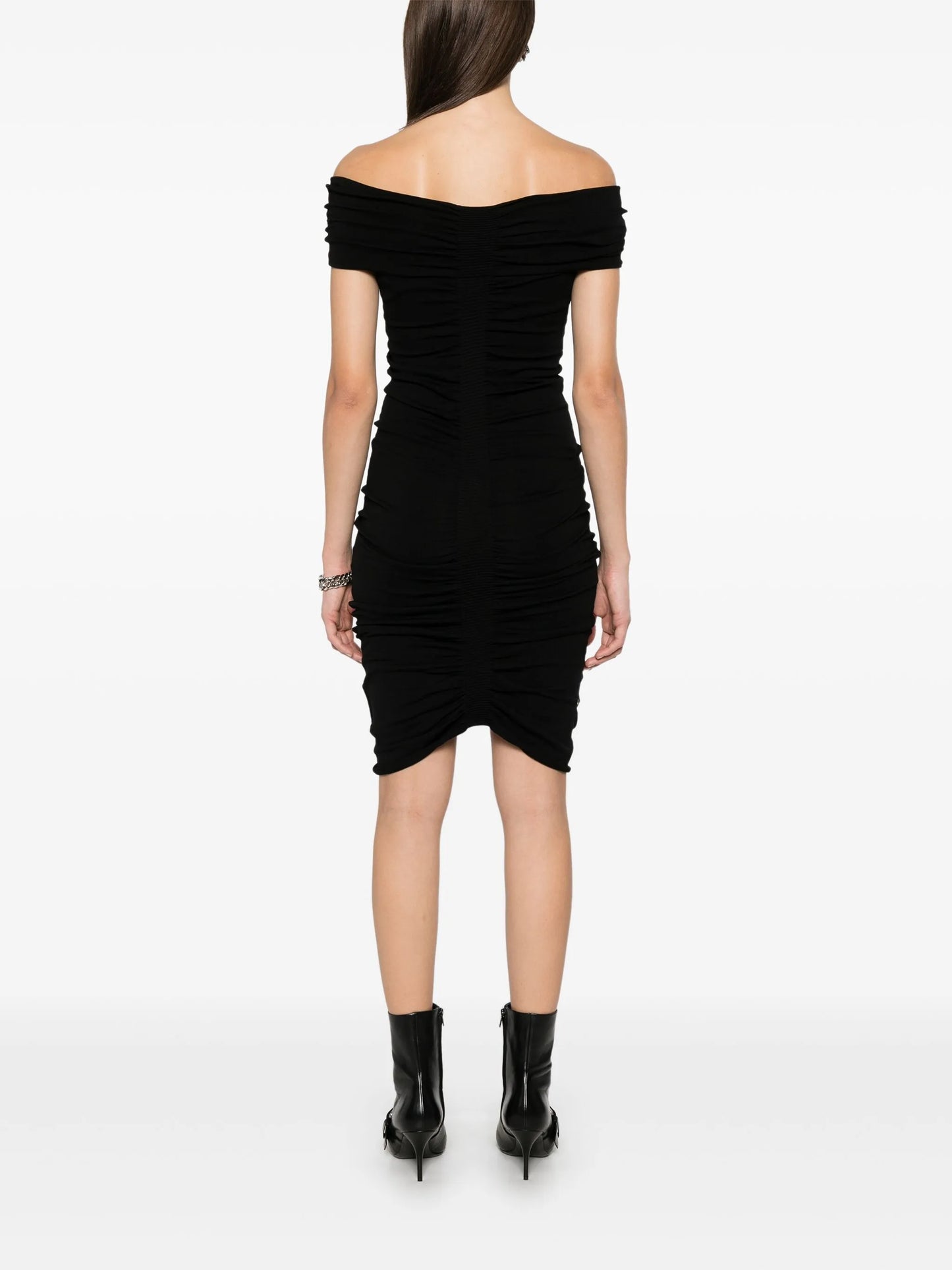 off-shoulder mini dress