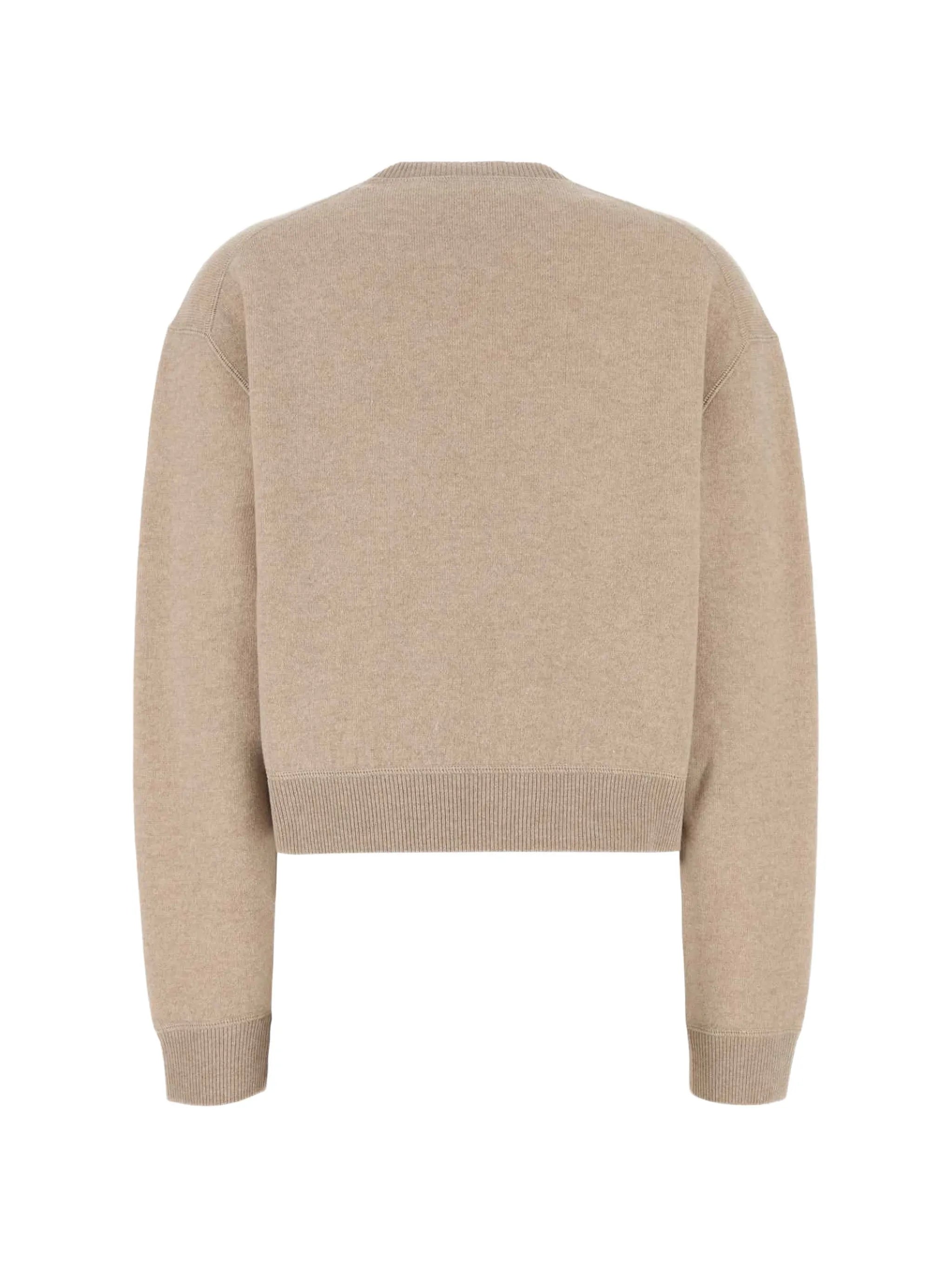 logo-intarsia cashmere sweater