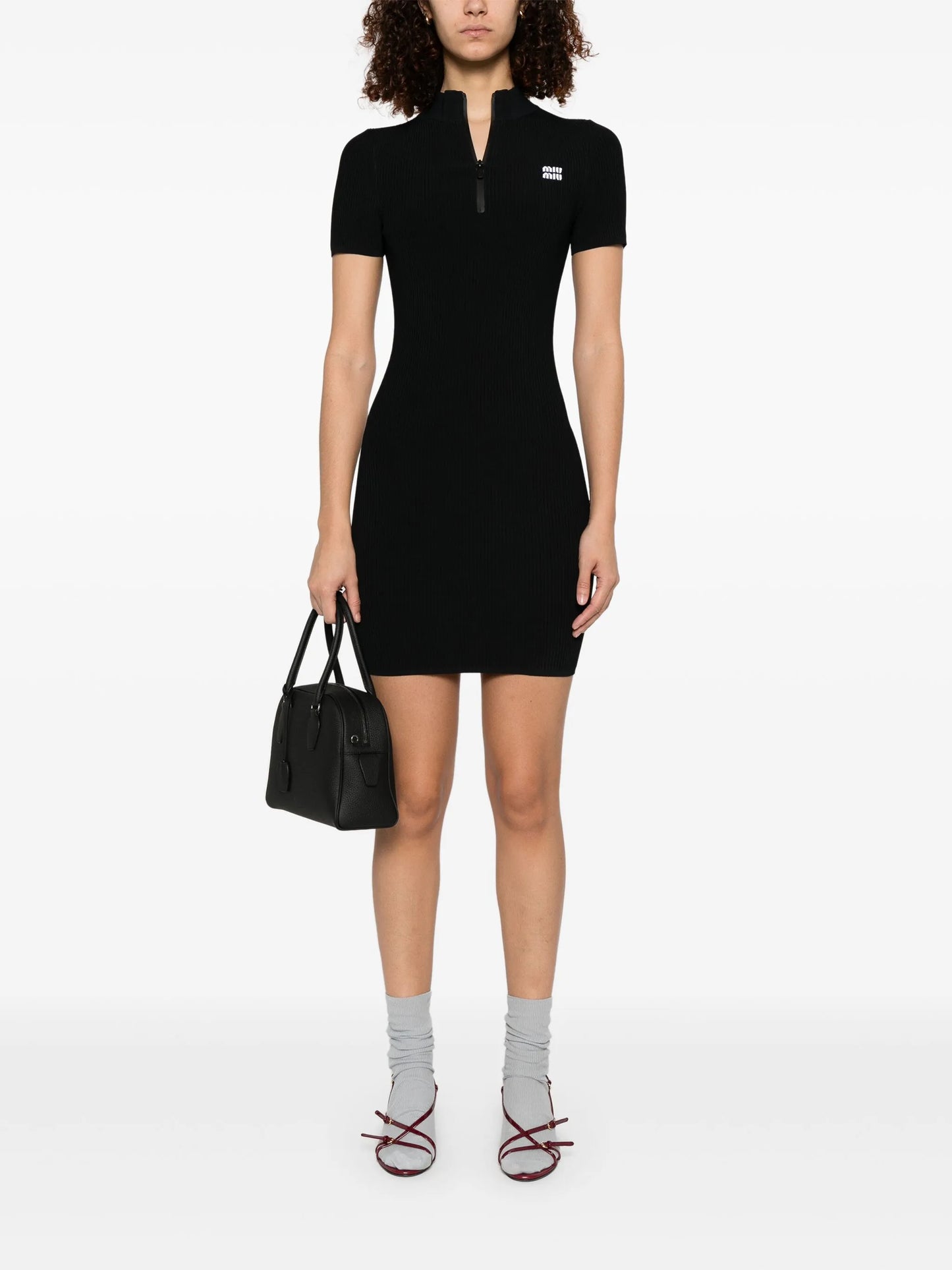 ribbed mini dress