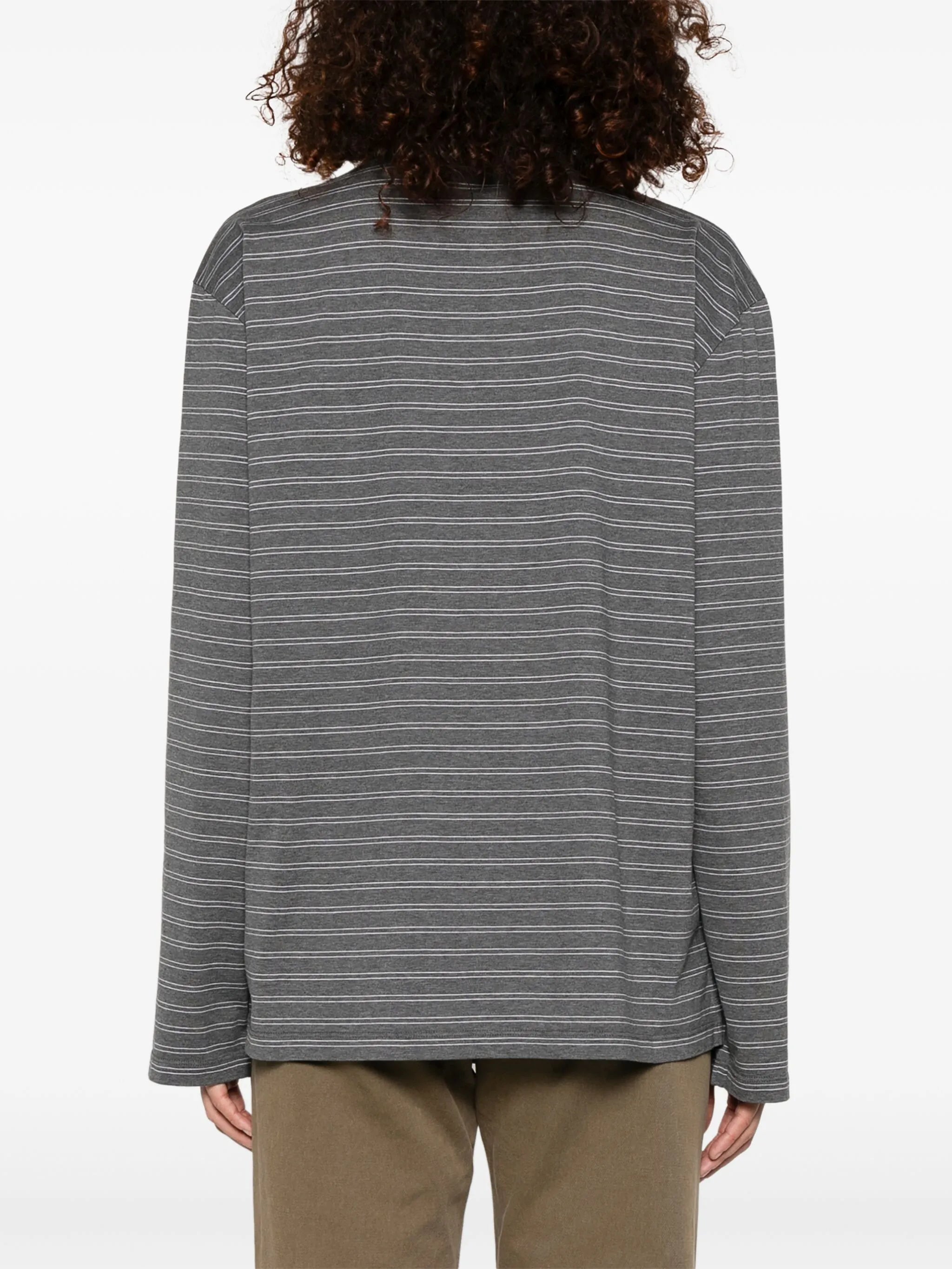 striped polo top