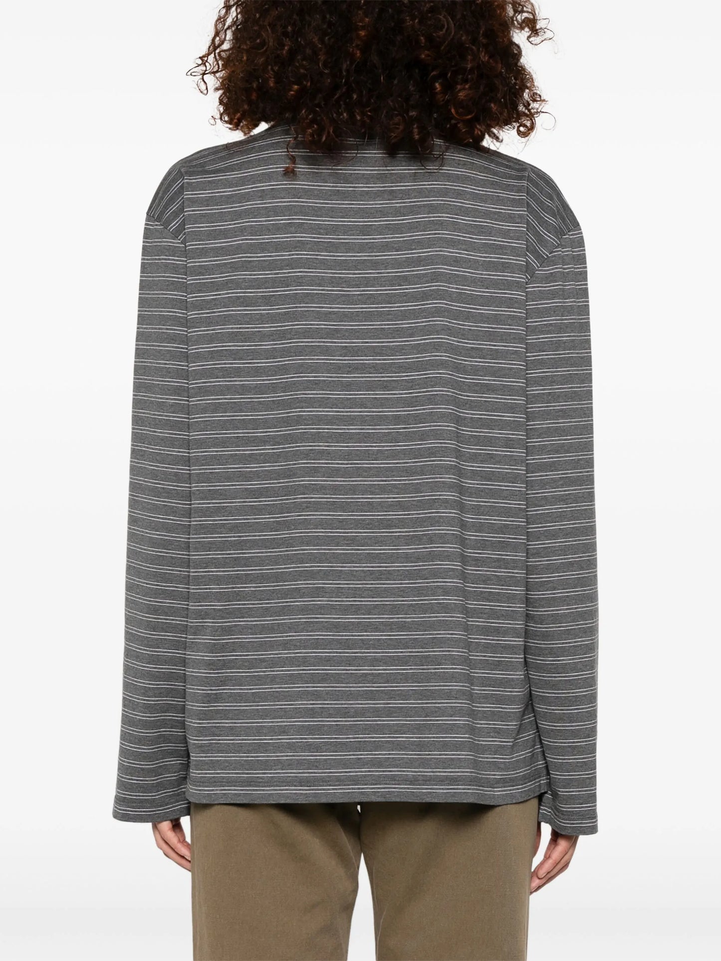 striped polo top
