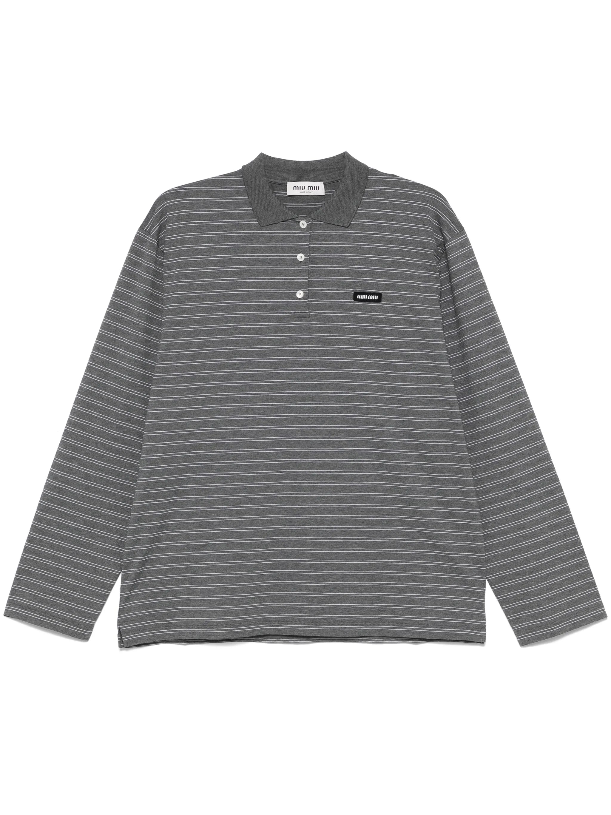 striped polo top