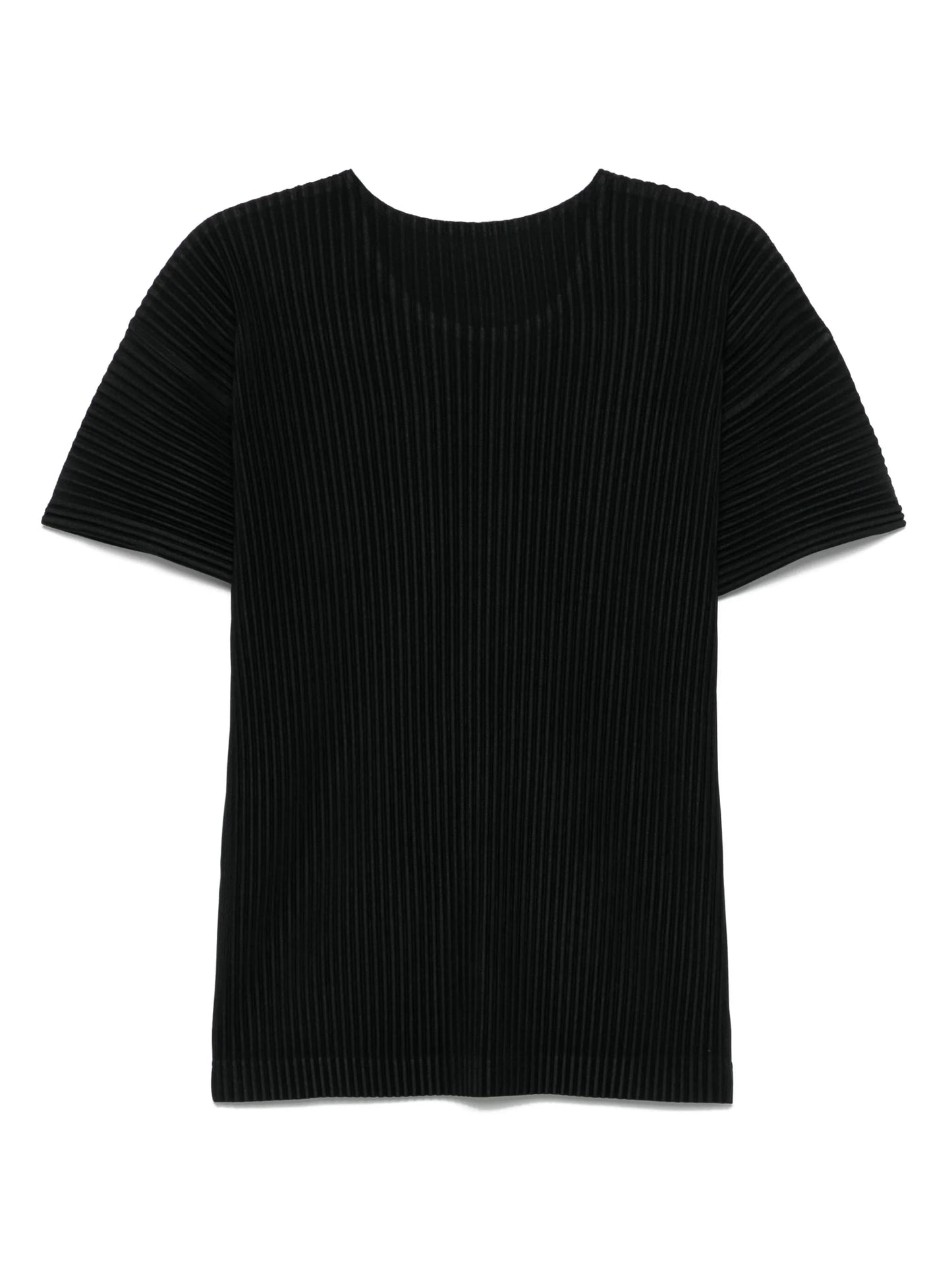 plissé-effect T-shirt