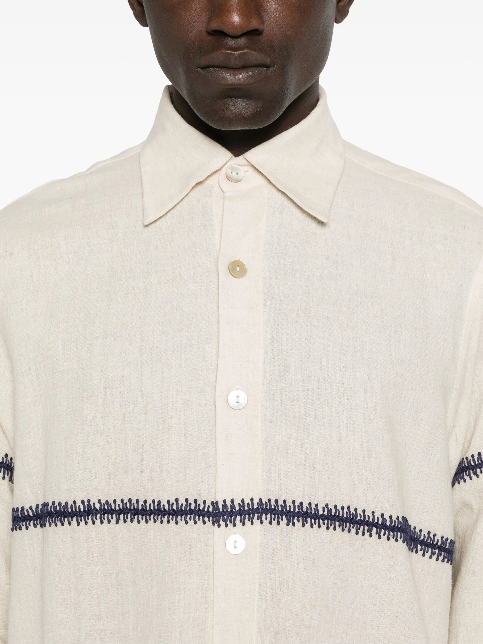 embroidered shirt