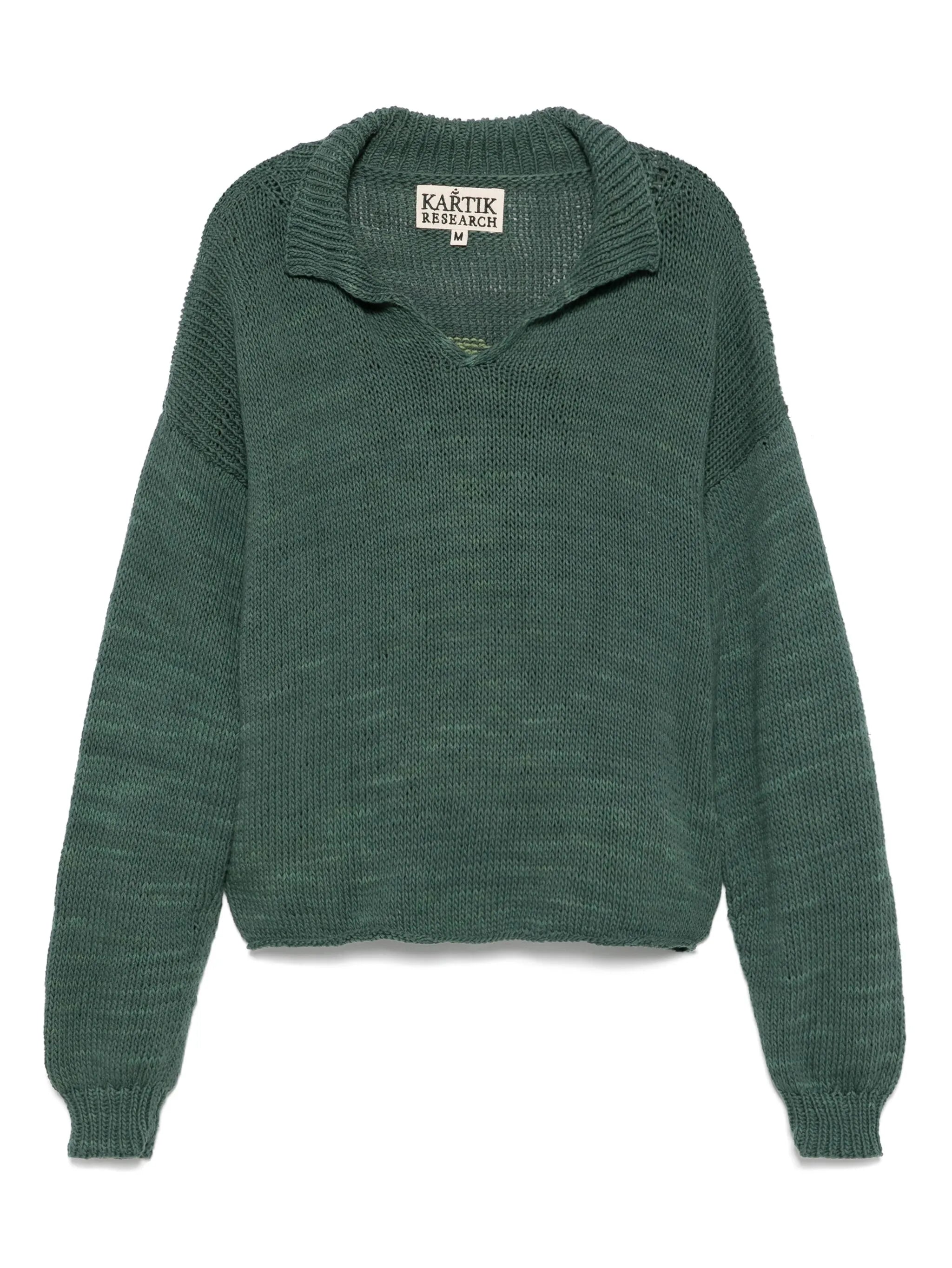 logo-intarsia sweater