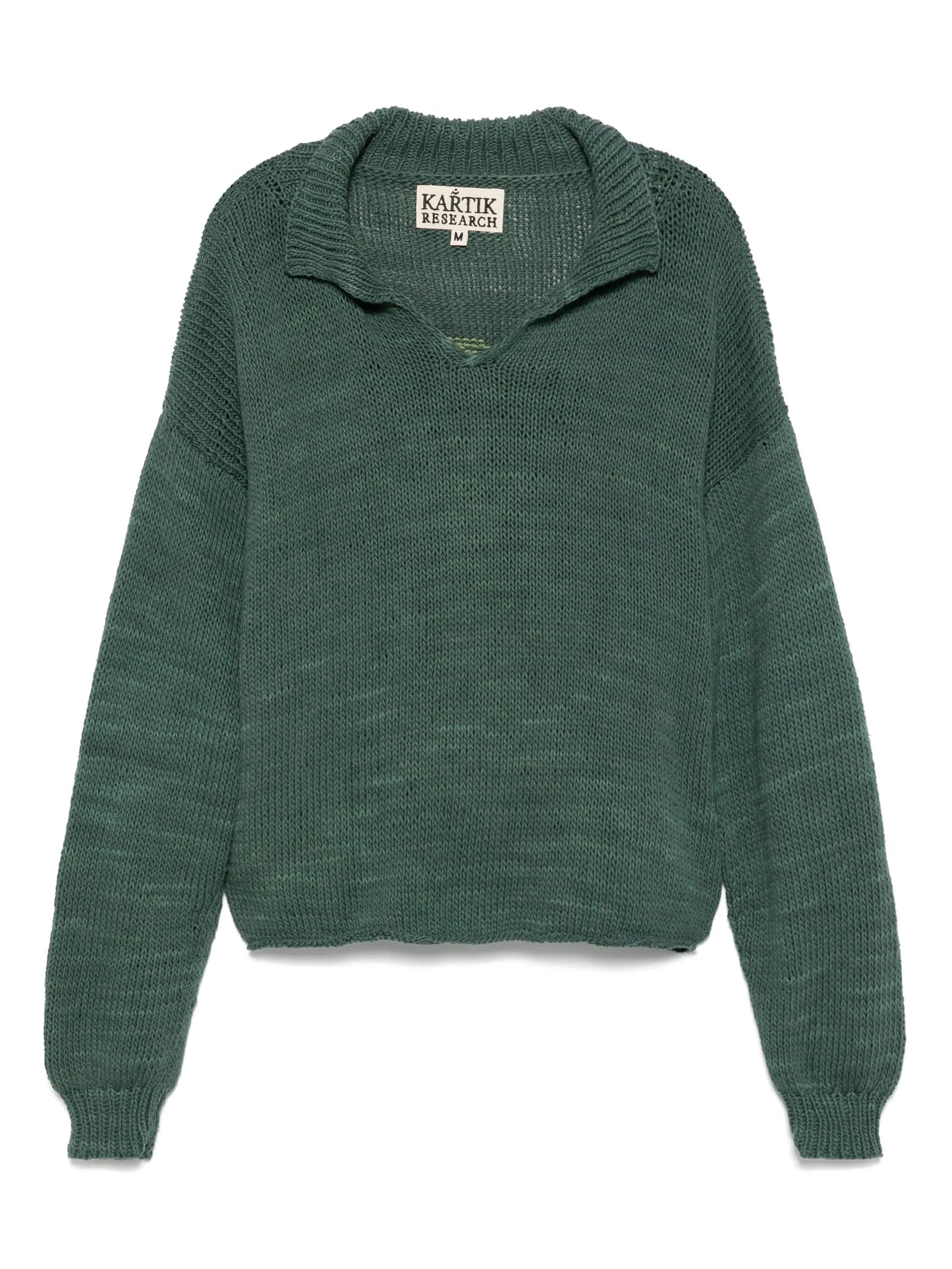 logo-intarsia sweater
