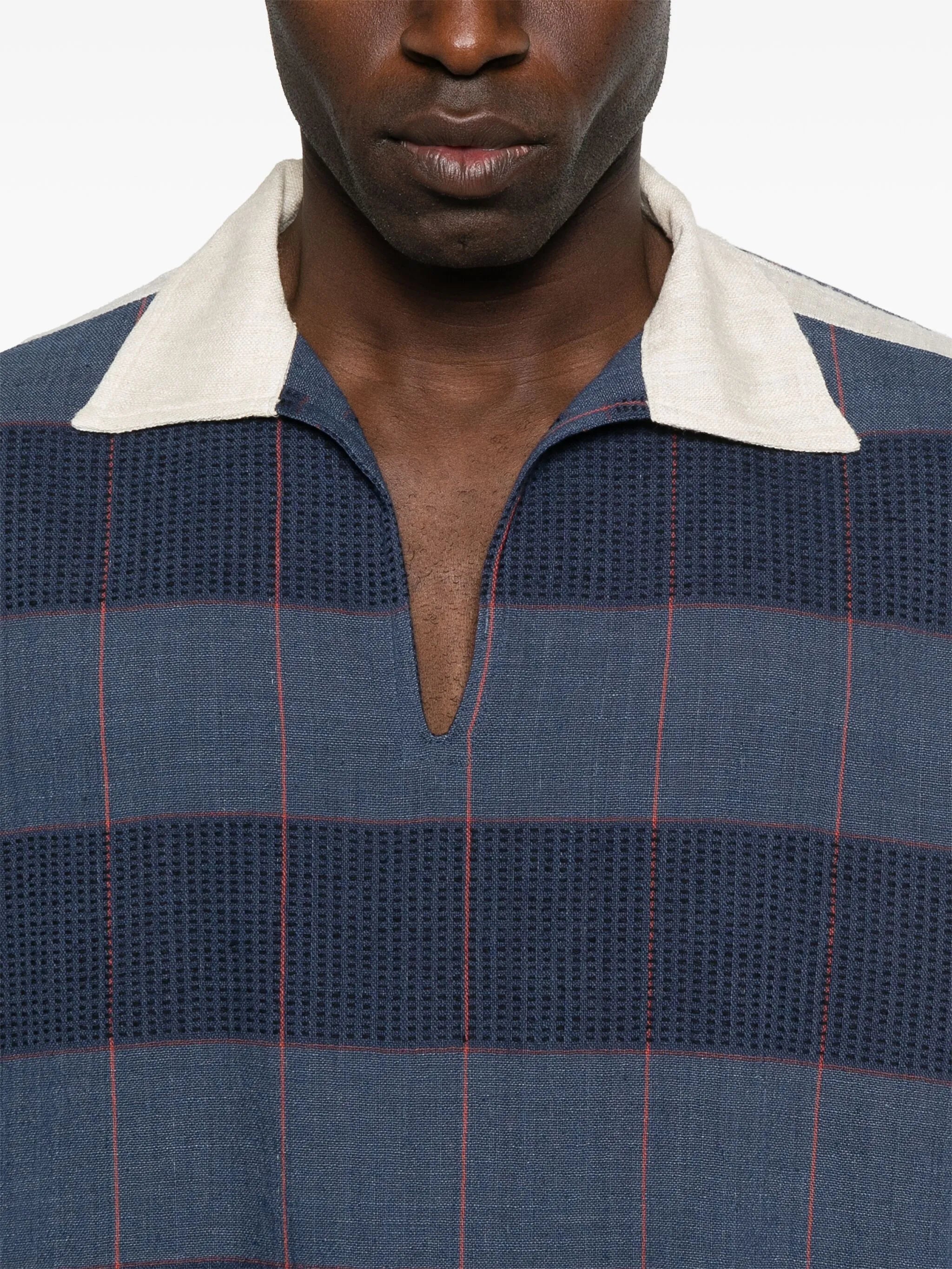 checked T-shirt