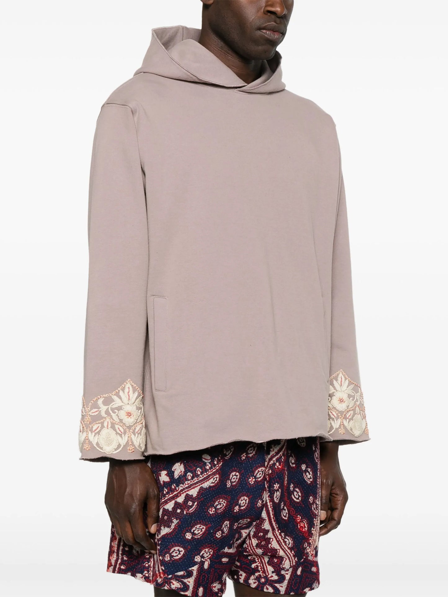 embroidered hoodie