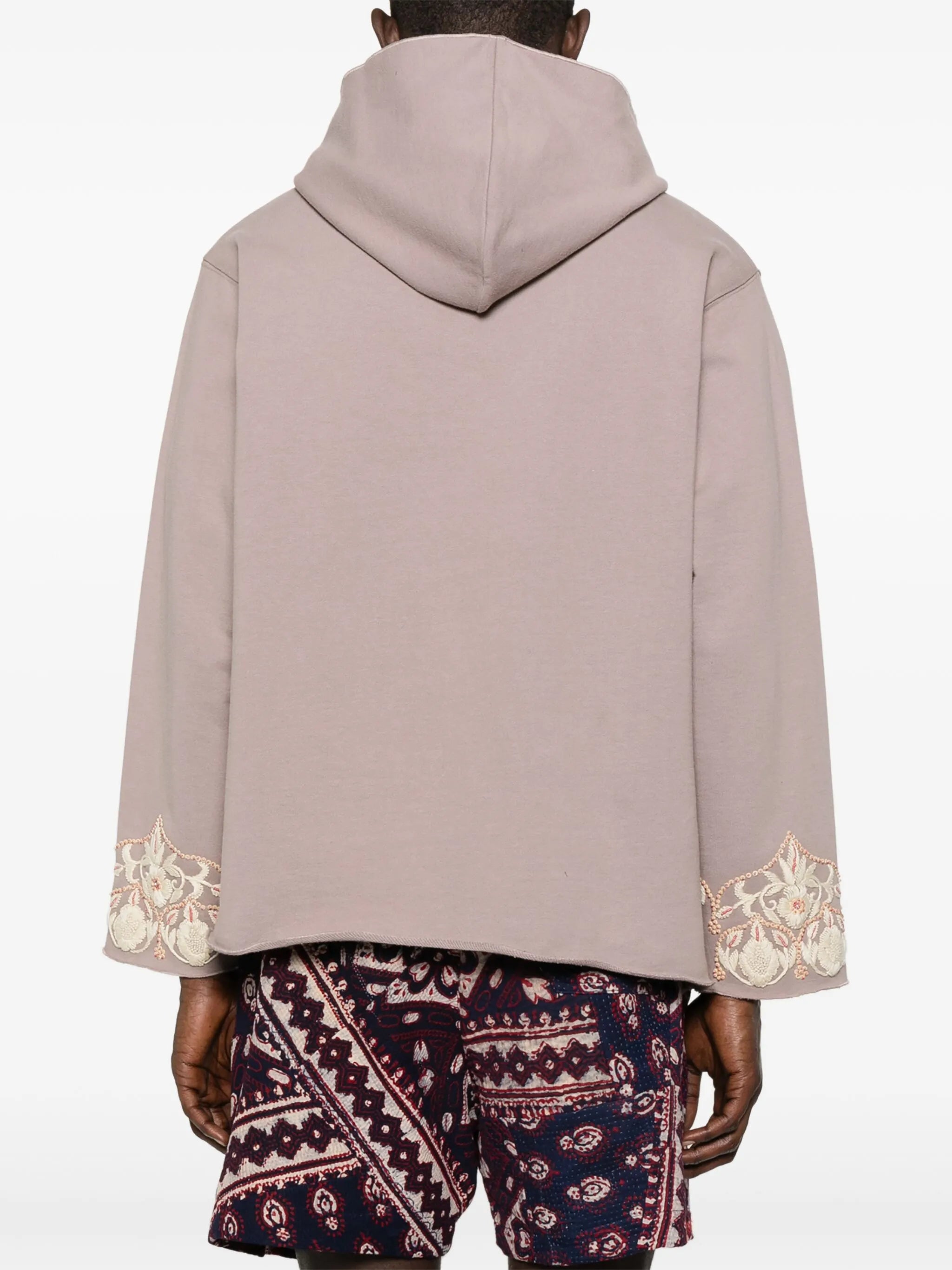 embroidered hoodie