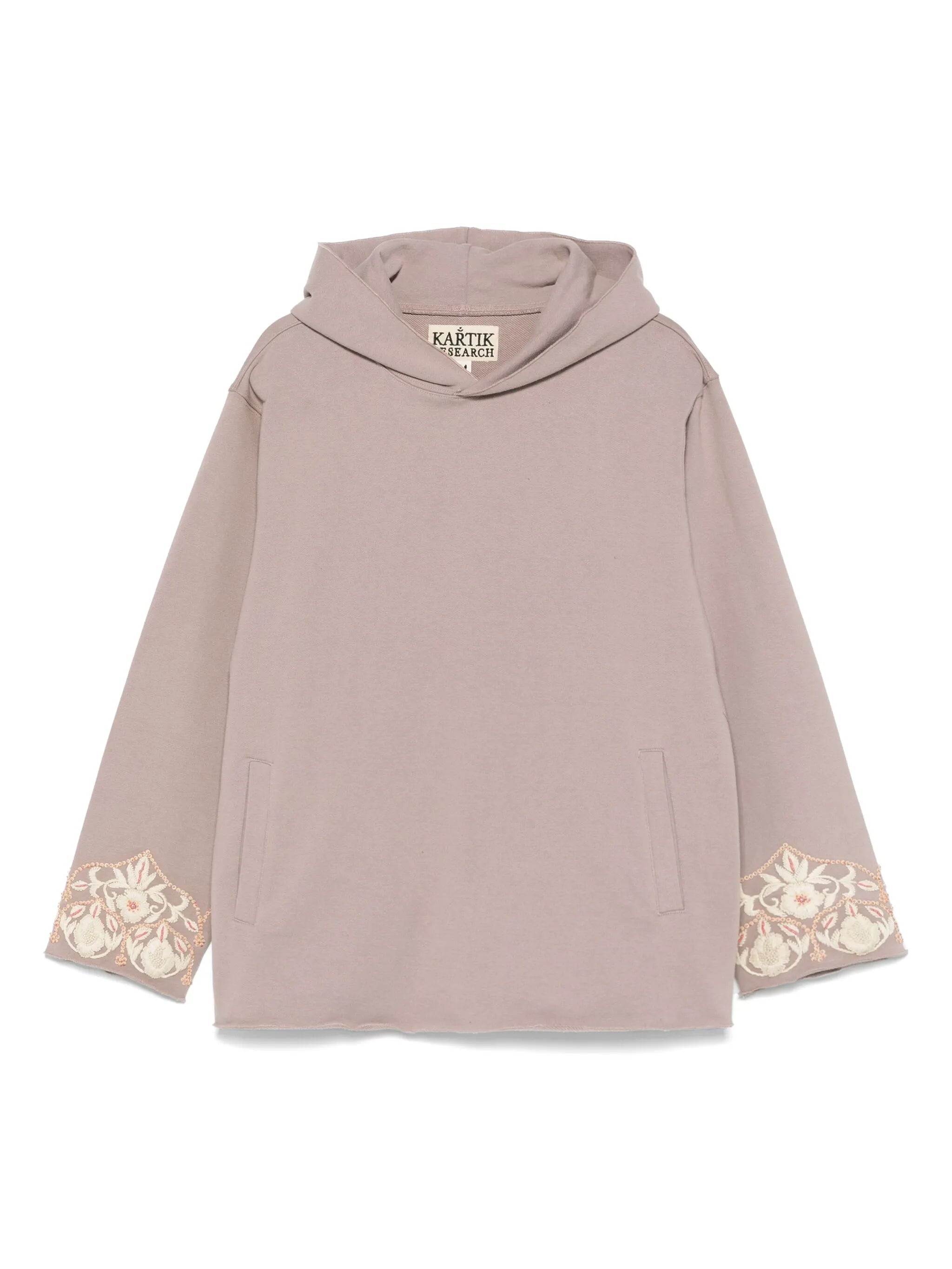 embroidered hoodie