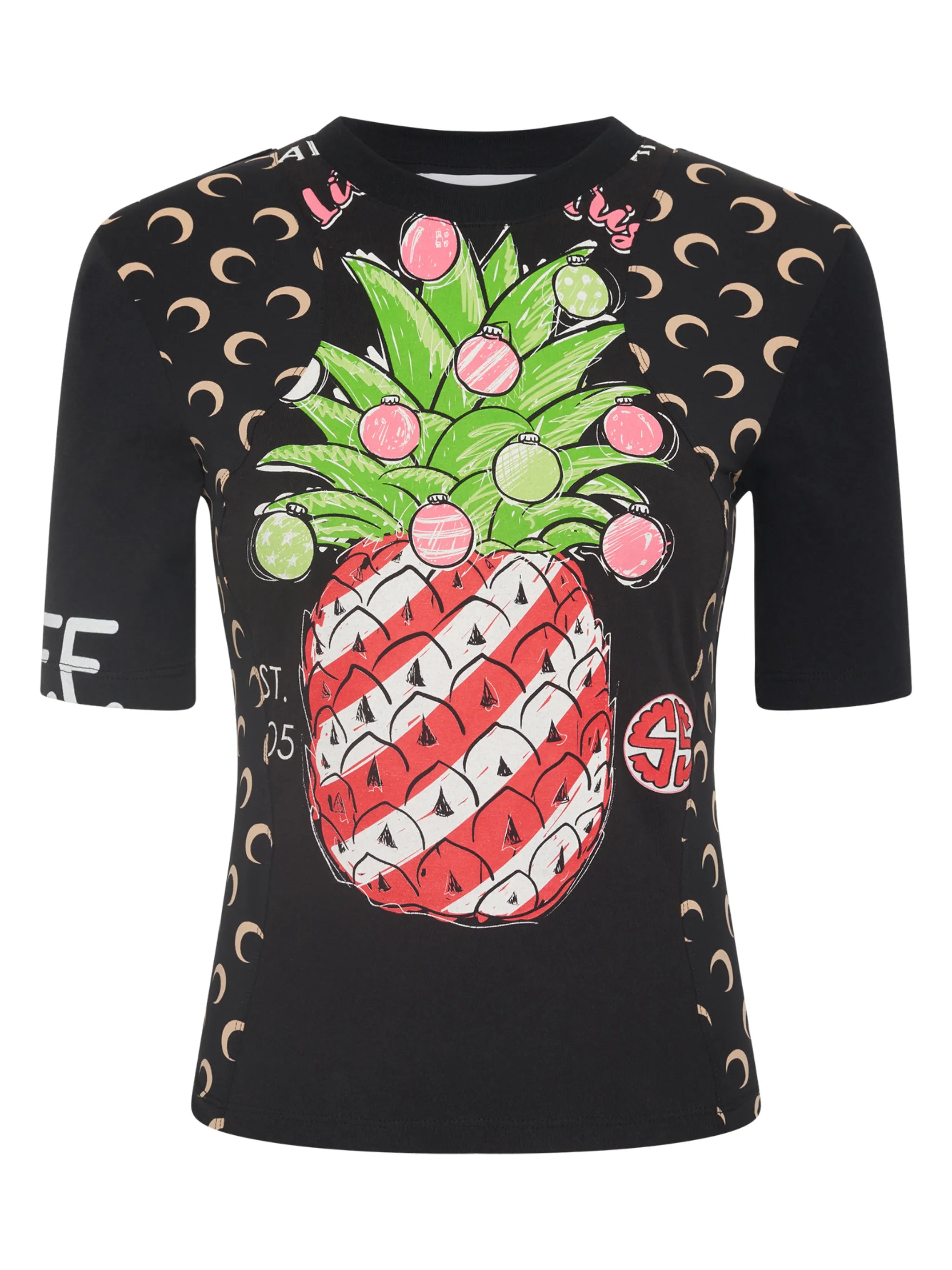 Regenerated graphic-print T-shirt