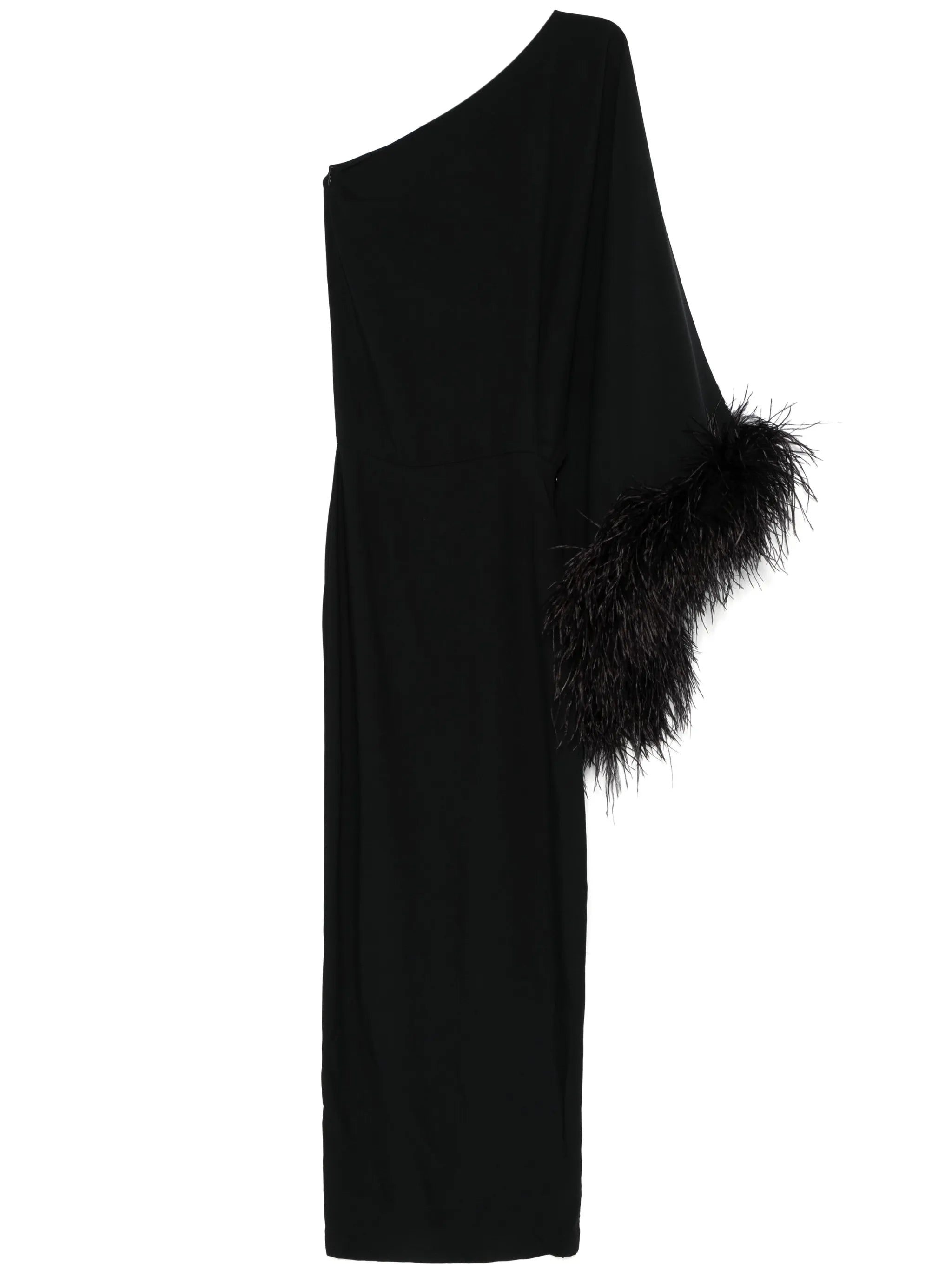 Feathered Eternity maxi dress