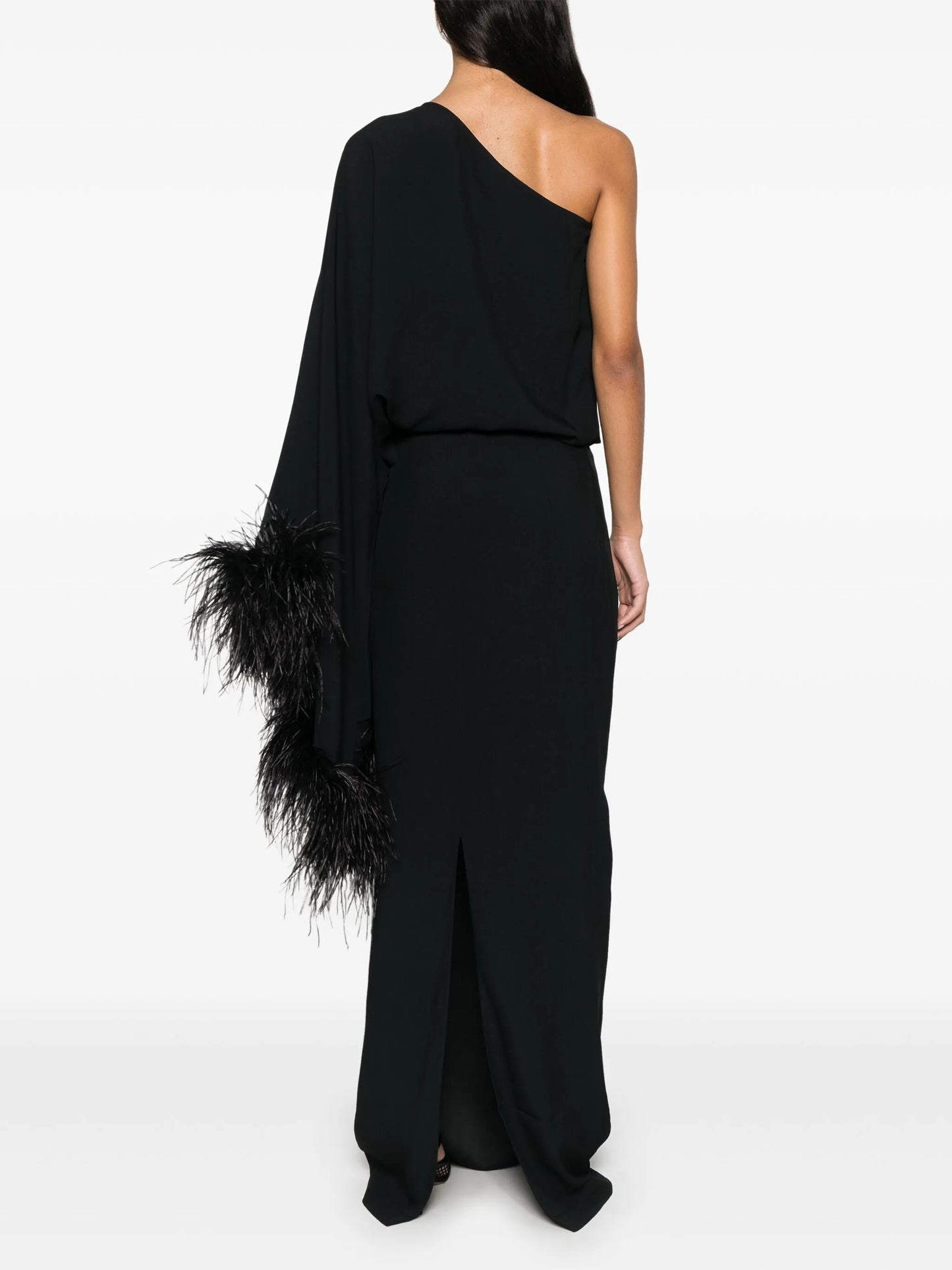 Feathered Eternity maxi dress