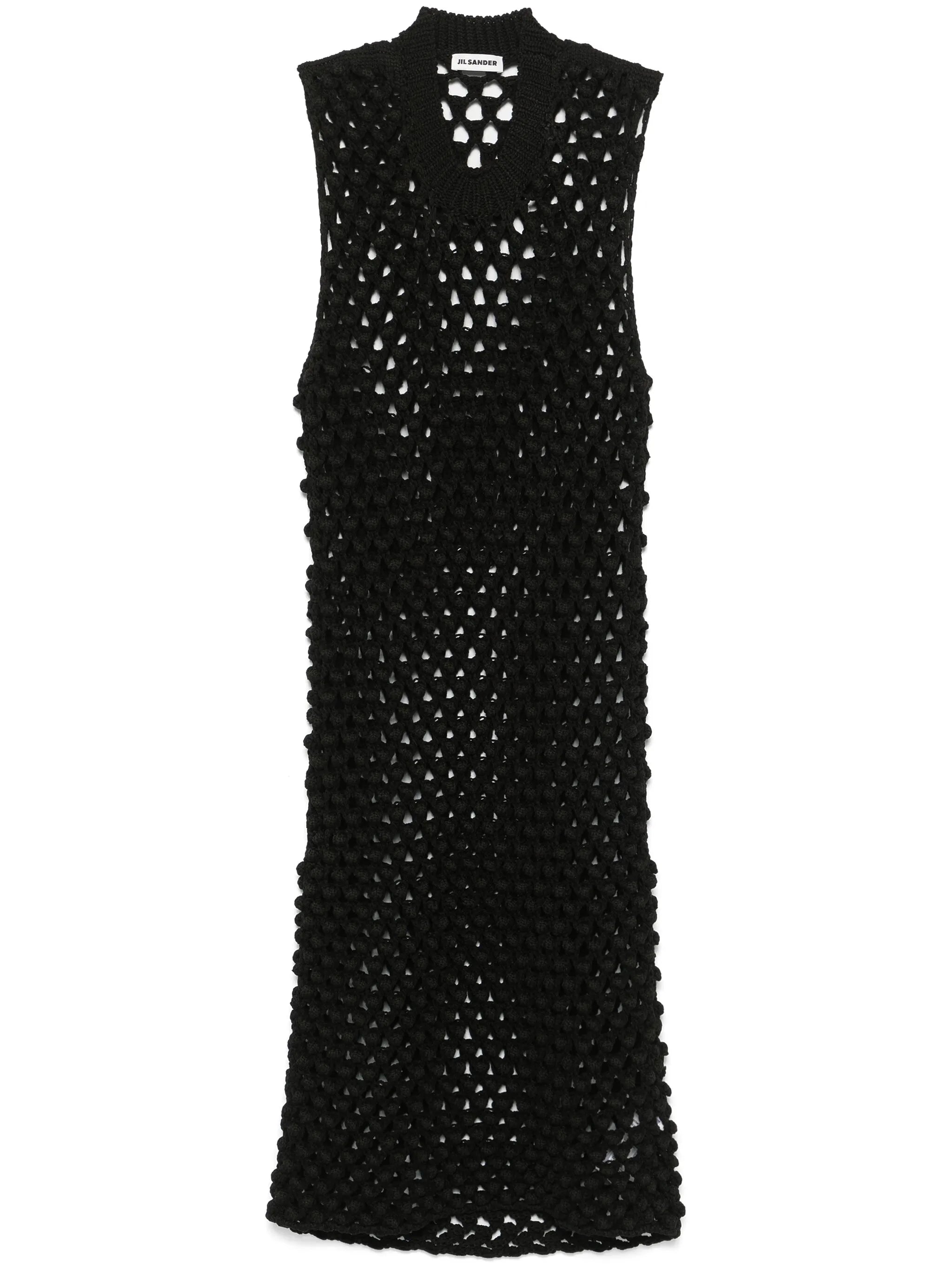 crochet midi dress