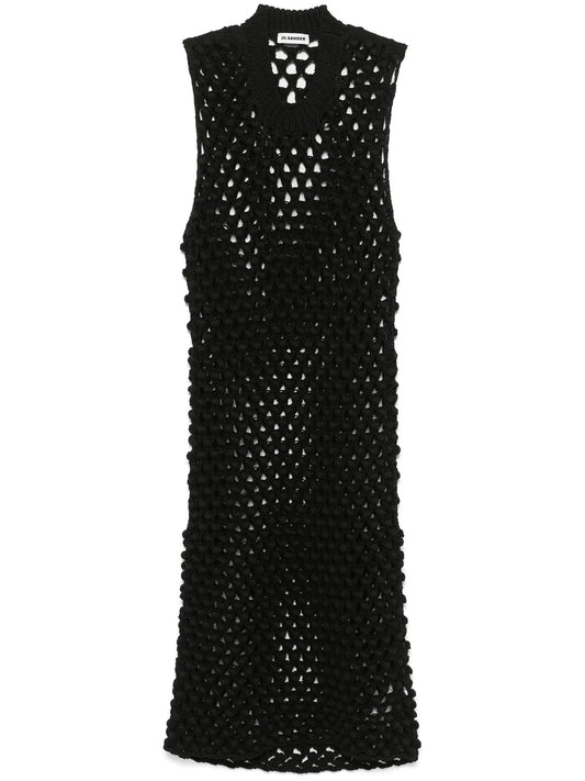 crochet midi dress