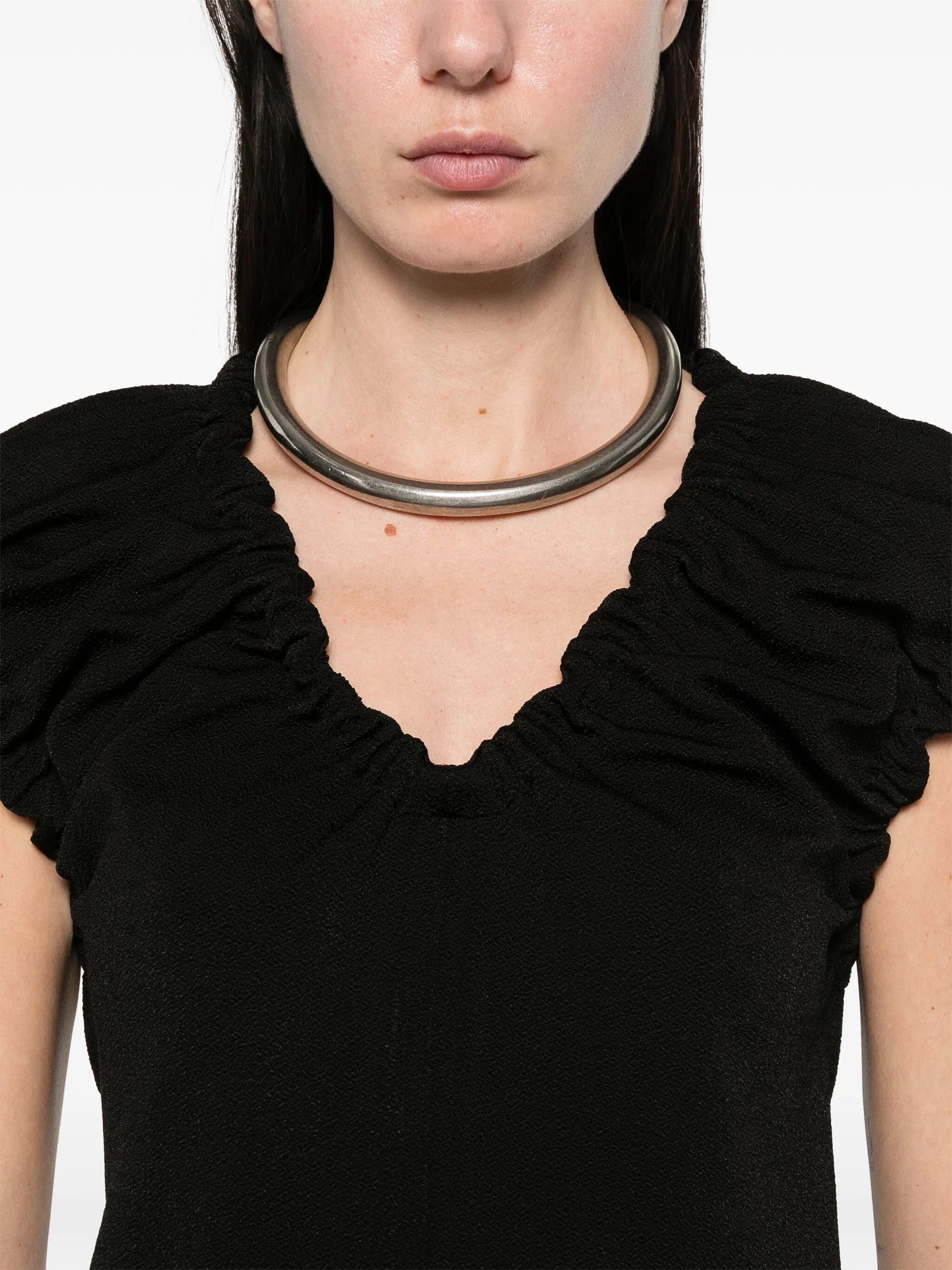 gathered blouse