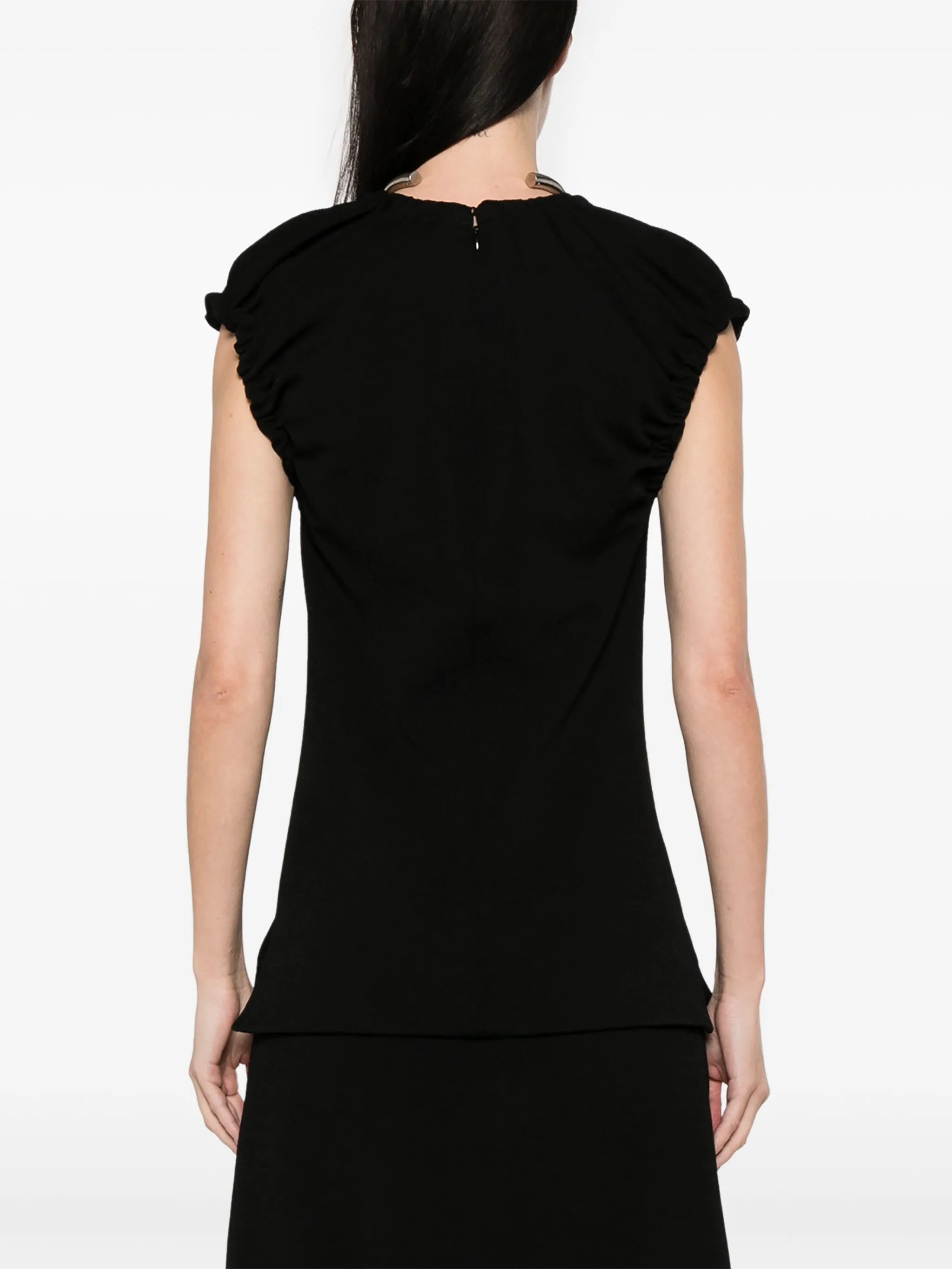 gathered blouse