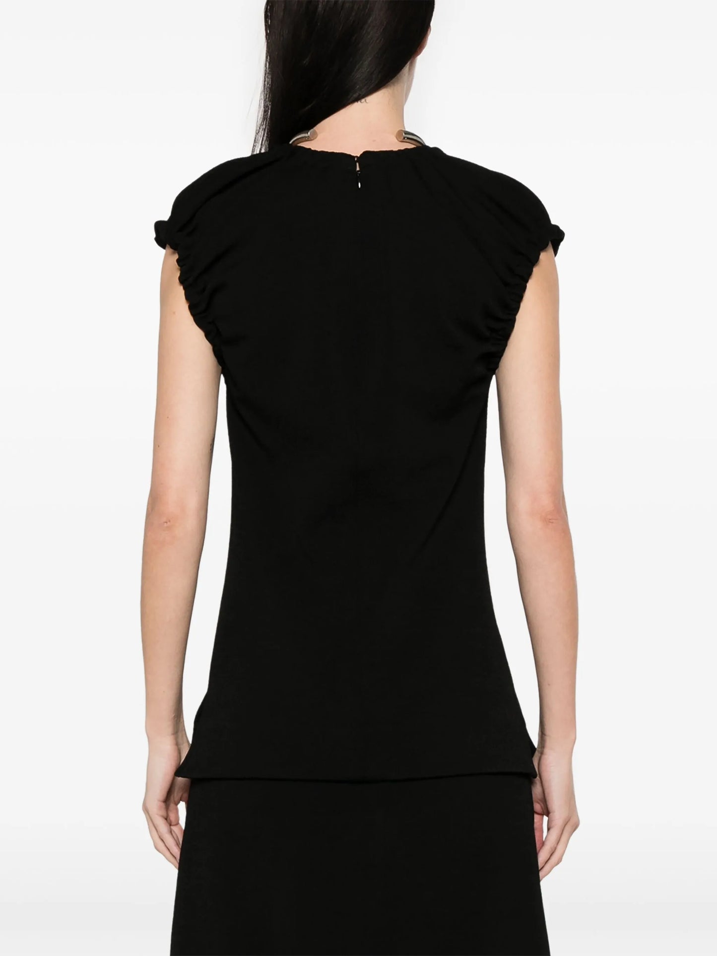 gathered blouse