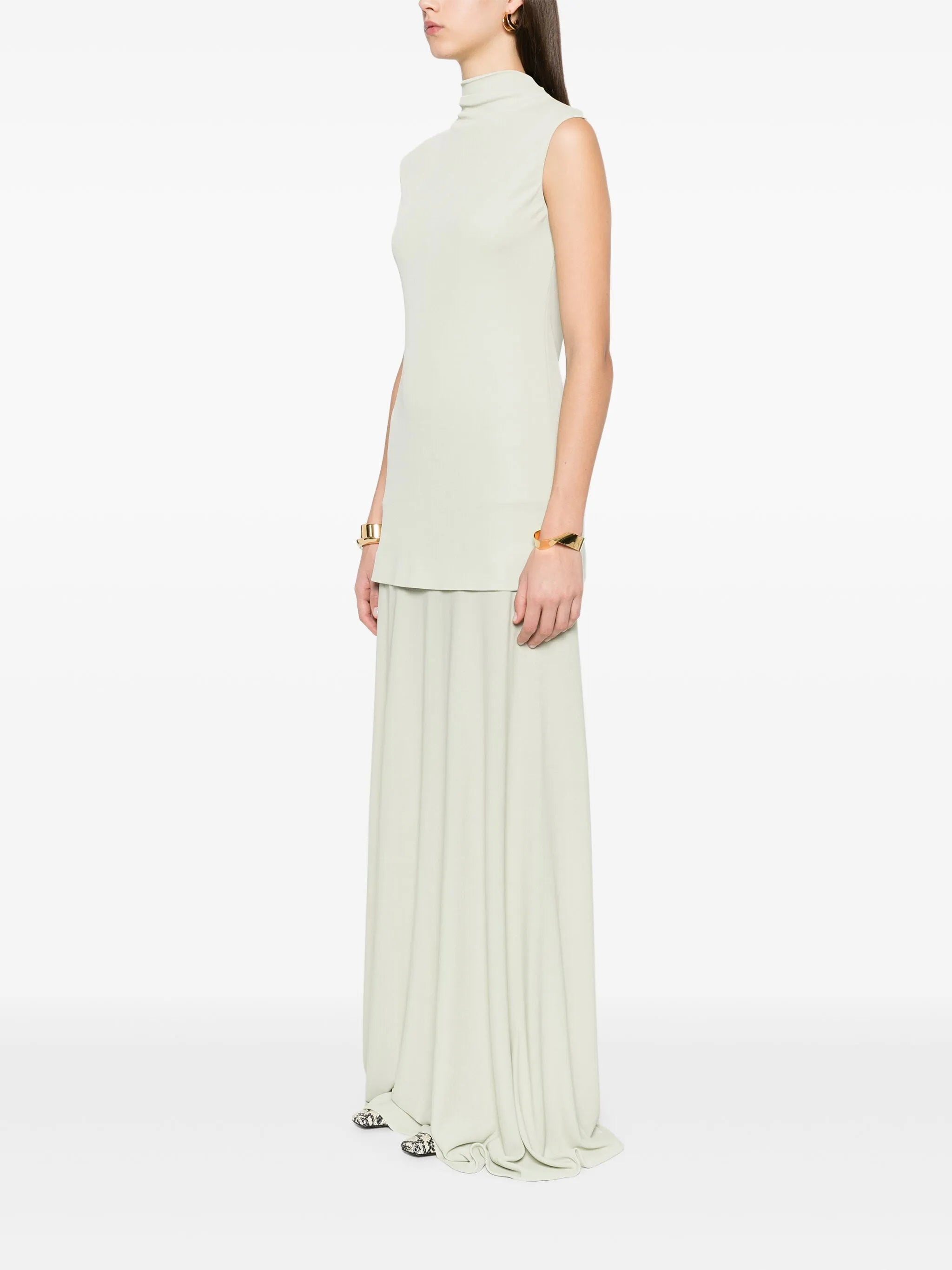 layered maxi dress