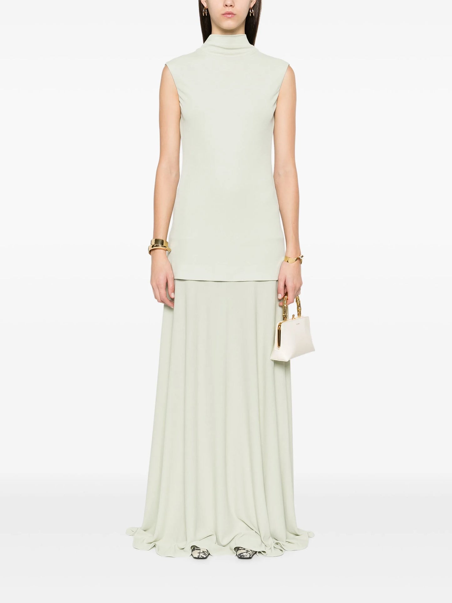 layered maxi dress