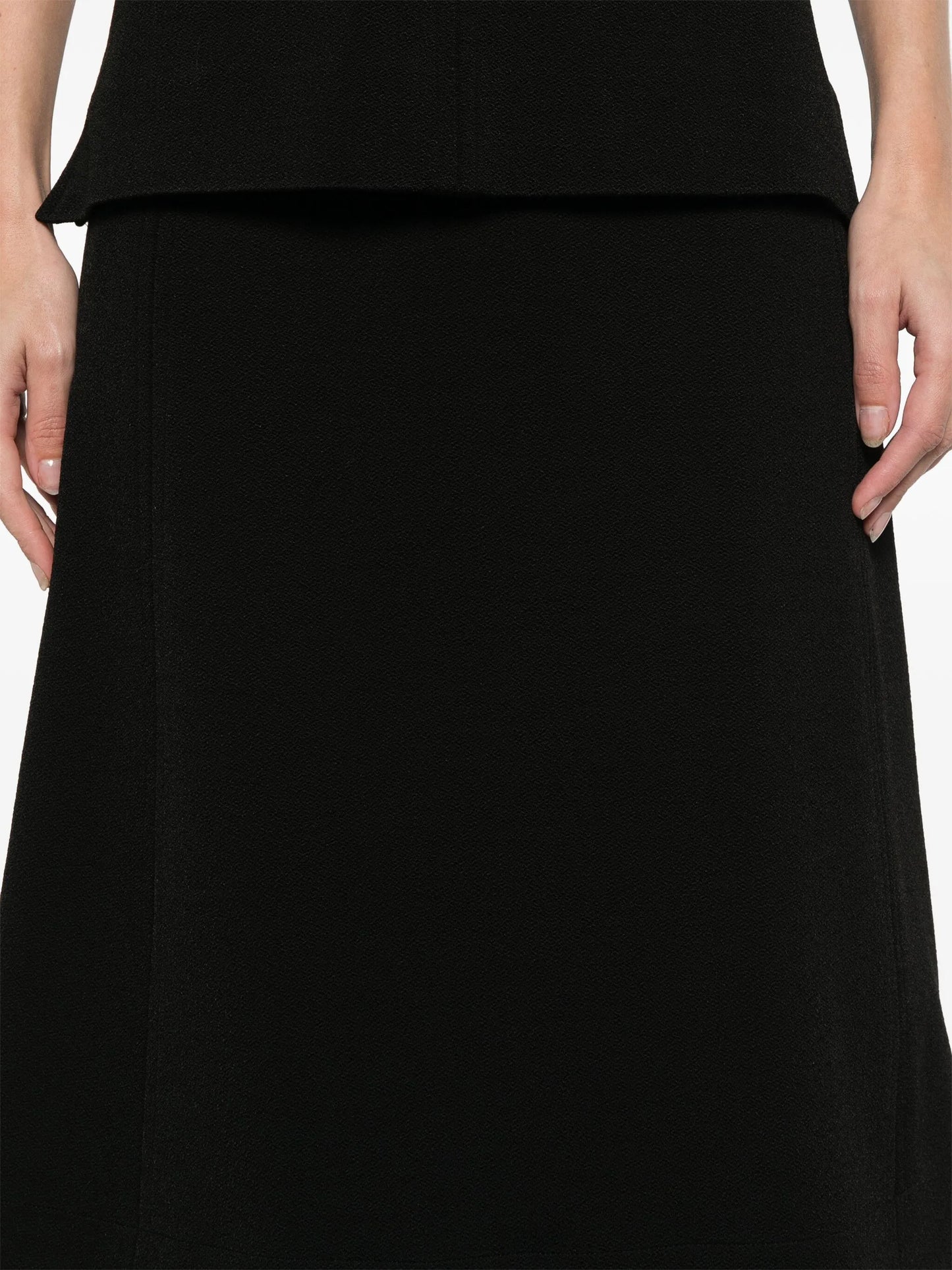 A-line midi skirt
