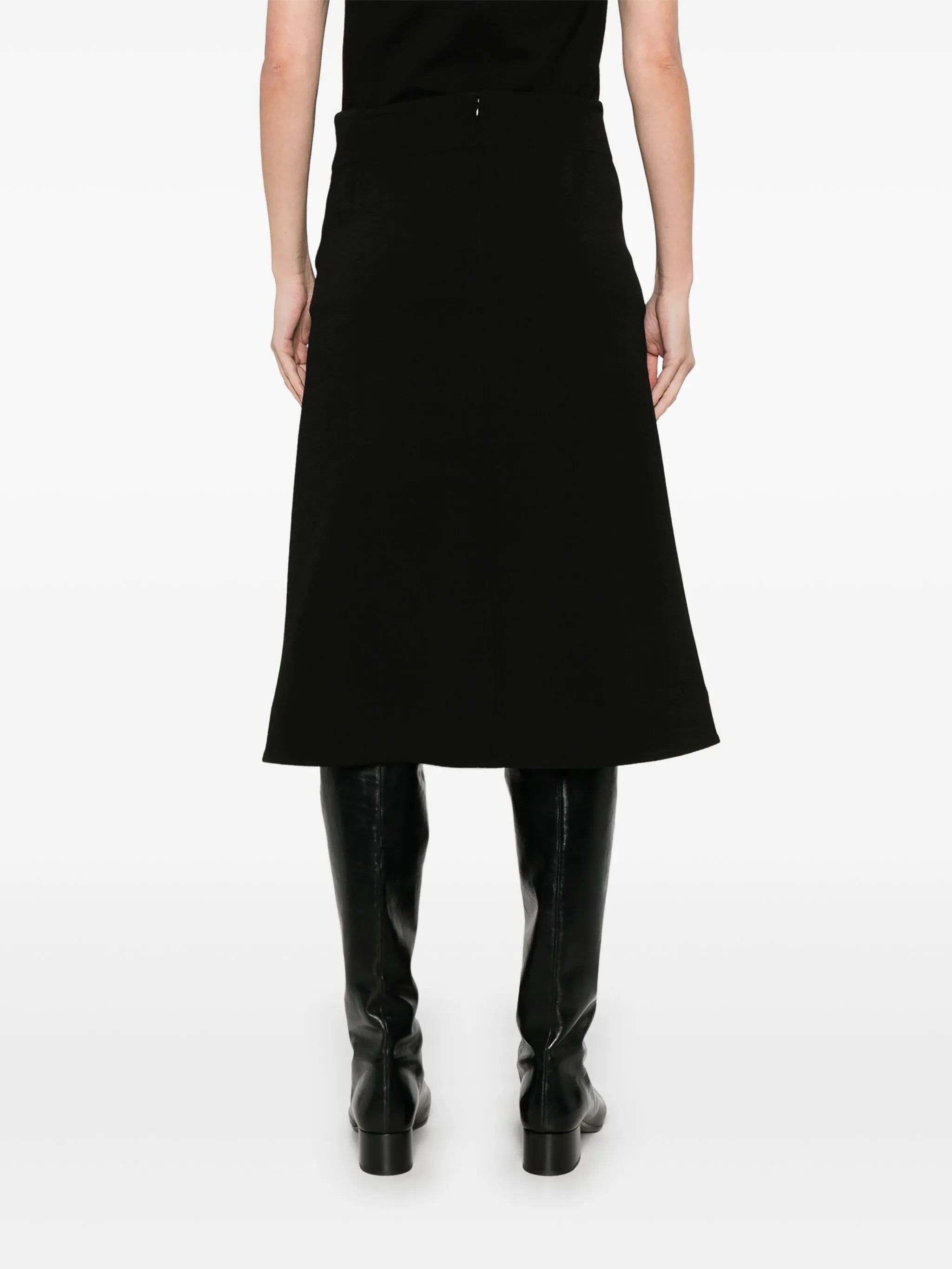 A-line midi skirt