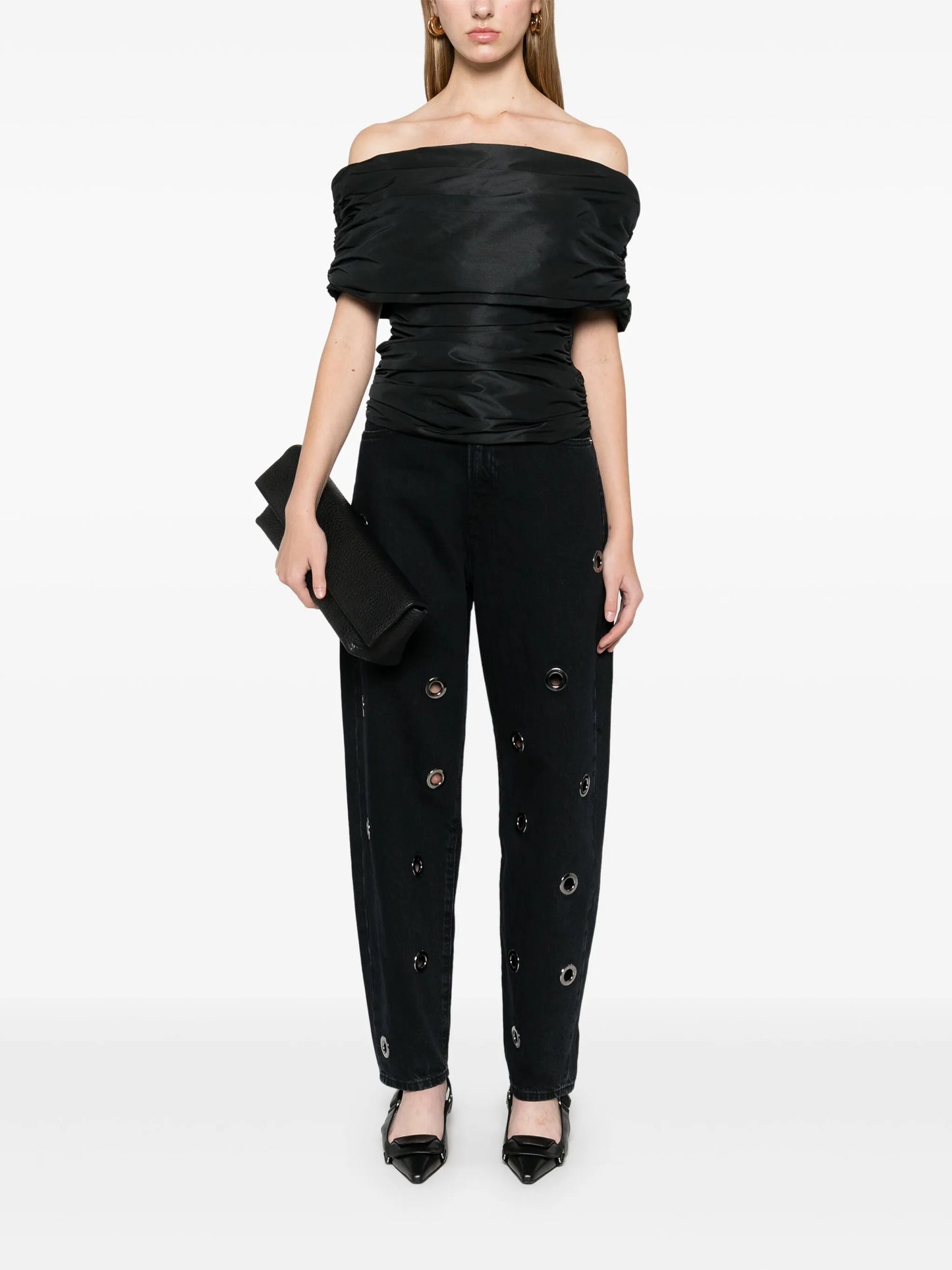 Narrow Grommet jeans