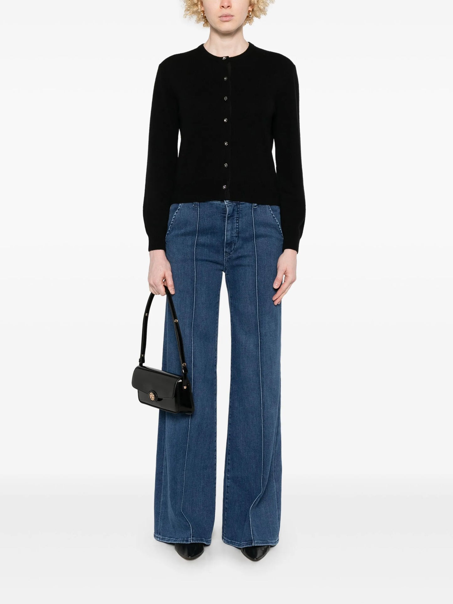 Pintuck trousers