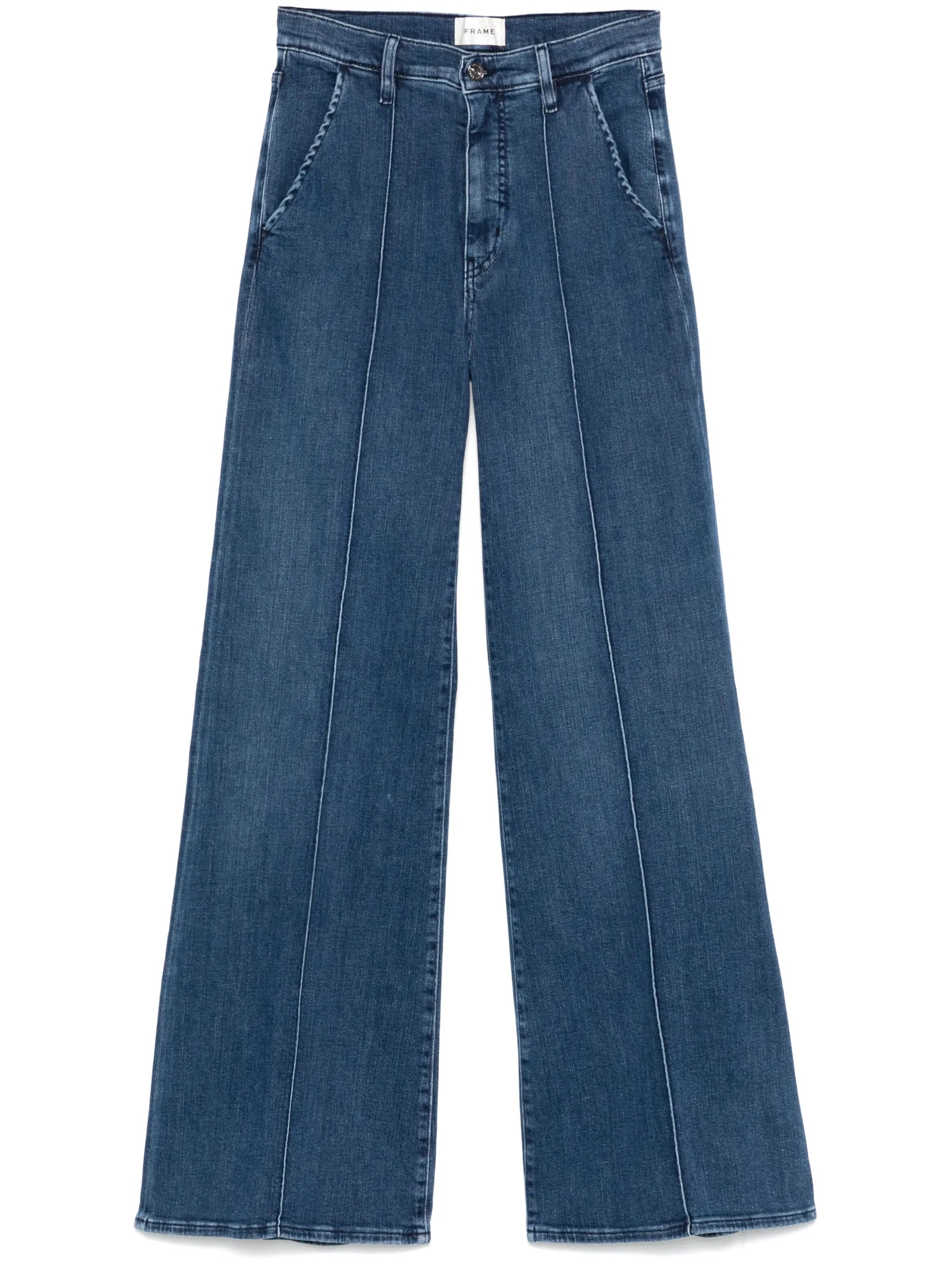 Pintuck trousers