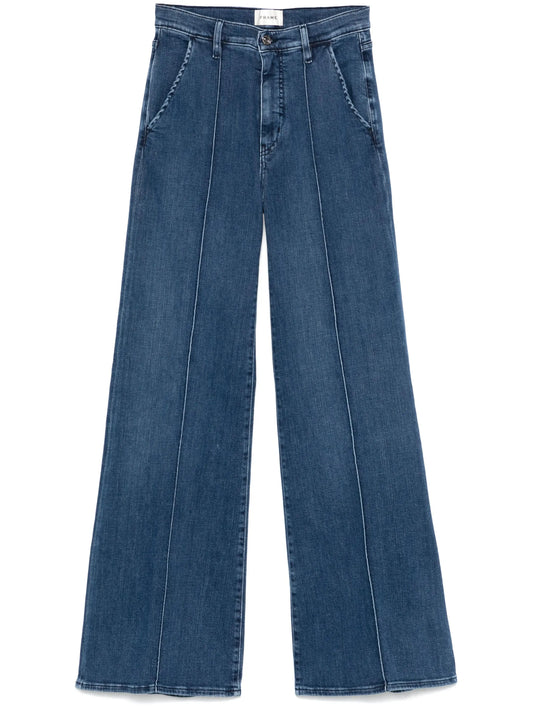 Pintuck trousers